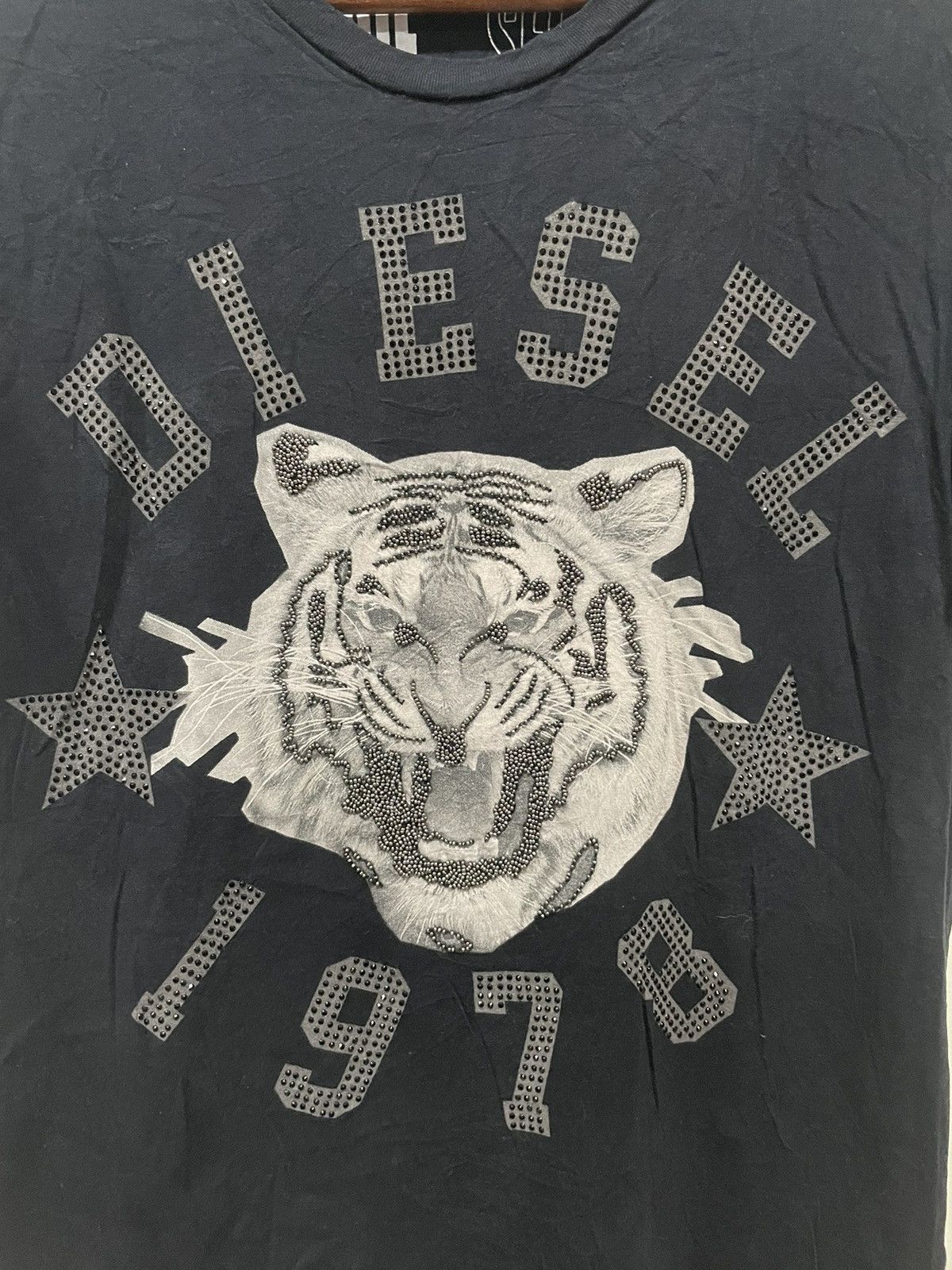 Diesel Diesel Tiger Printed Tshirt Size US S / EU 44-46 / 1 - 3 Thumbnail