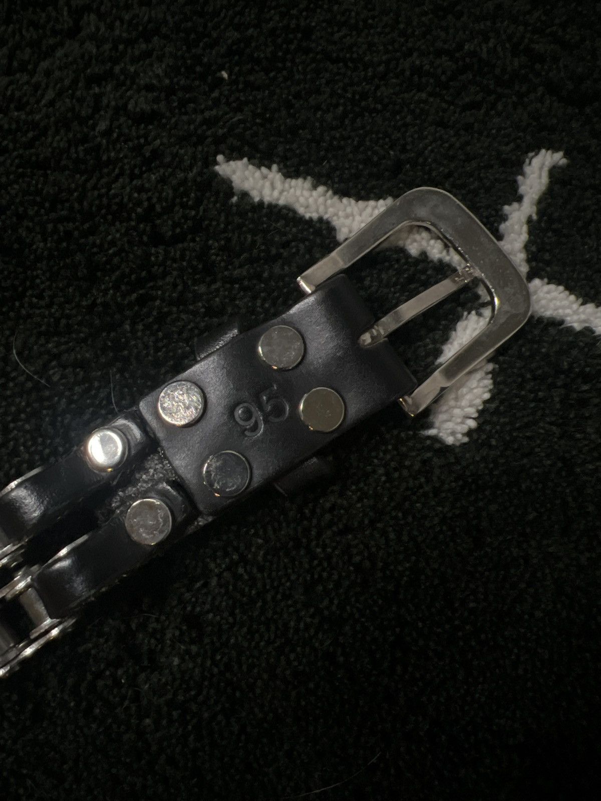 Balmain SS11 - Decarnin Era Balmain Biker Chain Belt Size 38 - 3 Thumbnail