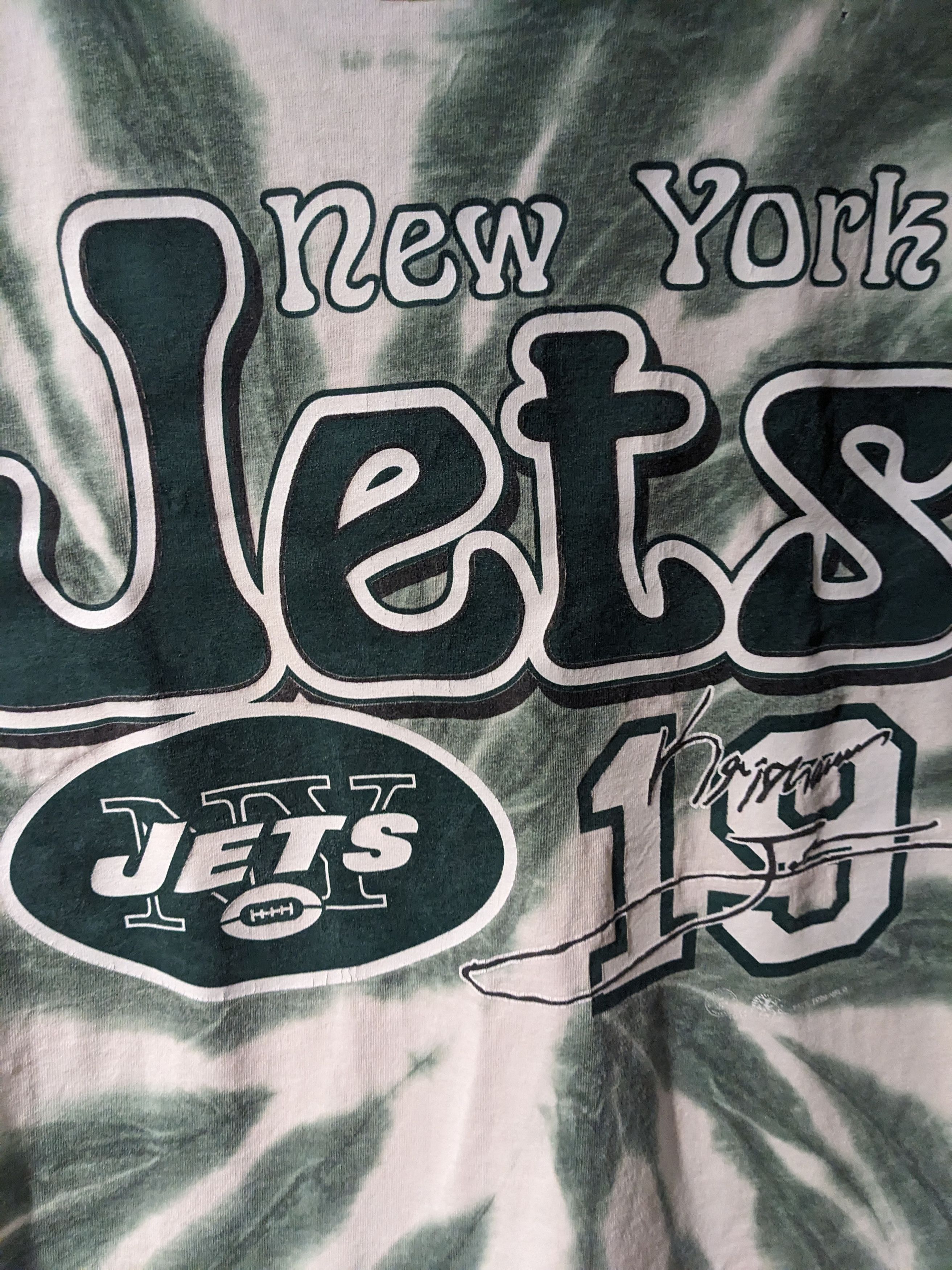 NFL × Vintage Vintage 1999 New York Jets NFL Football Green Large T-Shirt Size US L / EU 52-54 / 3 - 2 Thumbnail