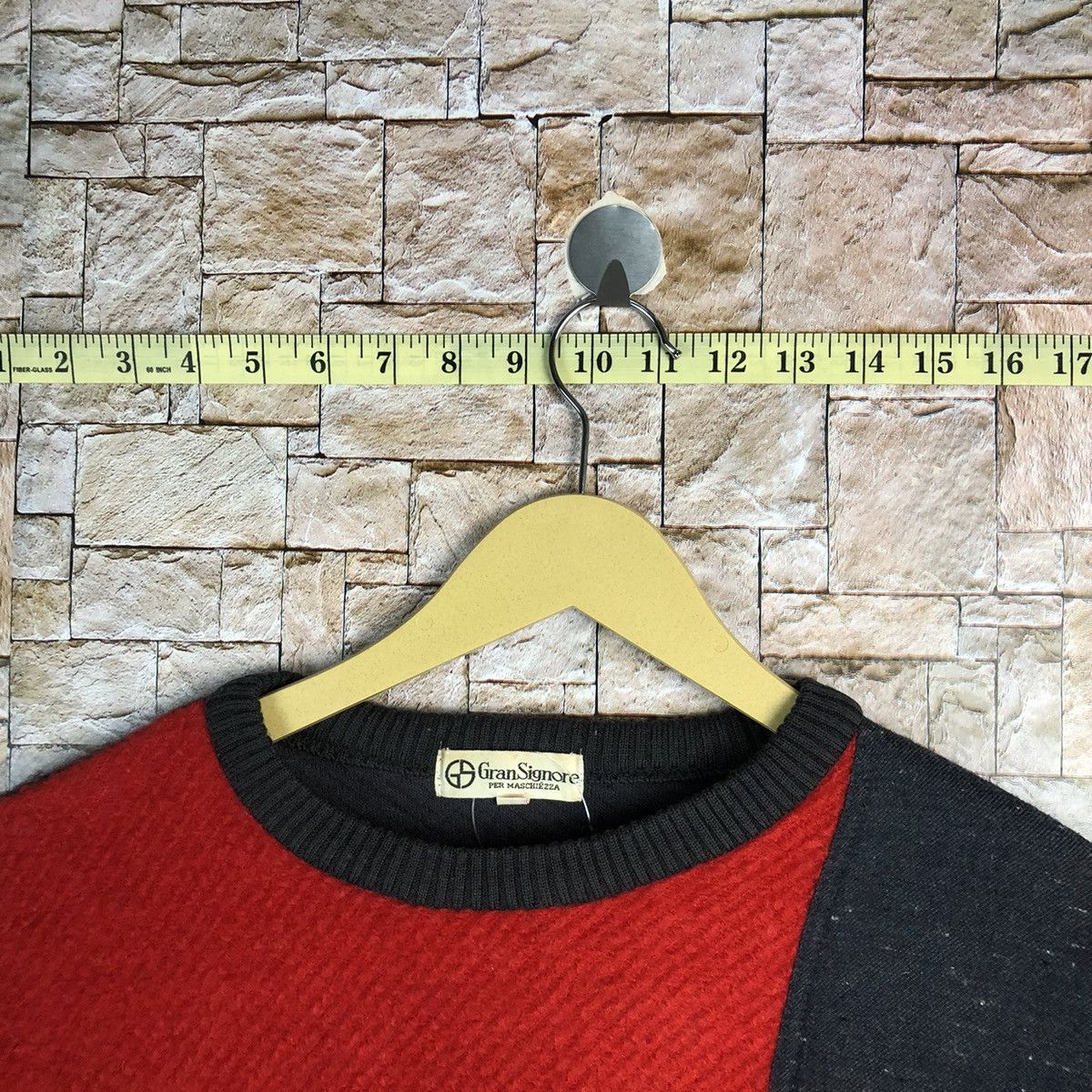Homespun Knitwear Gran Signore Red Knitwear #A374 Size US S / EU 44-46 / 1 - 4 Thumbnail