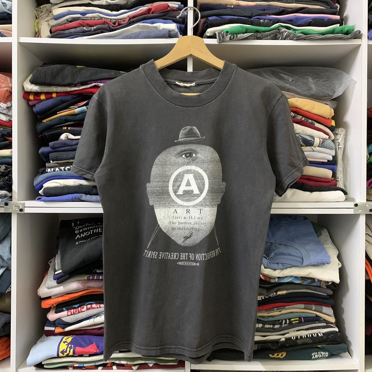 Vintage VTG SOCRATEES ART TEE Size US S / EU 44-46 / 1 - 1 Thumbnail