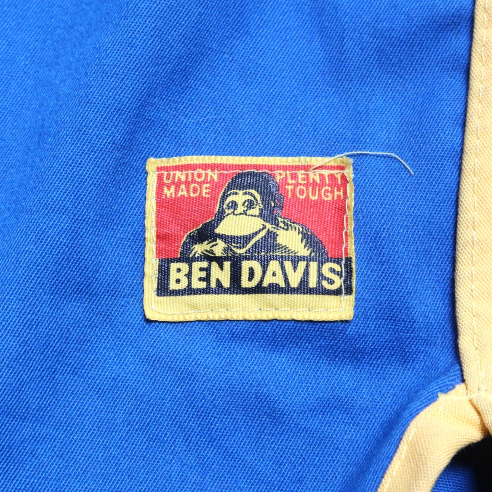 Ben Davis VINTAGE Ben Davis Shorts Denim Pants 34-36 Blue 60s Work Wear Union Made in USA Mens Shorts Size US 34 / EU 50 - 2 Thumbnail