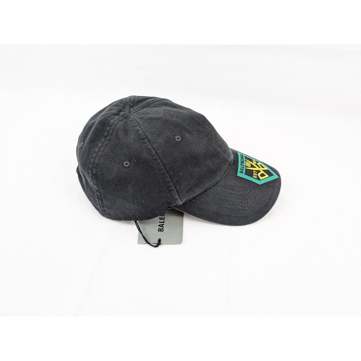 Balenciaga o1rshd1 Size: L / Hat Diagonal Cap Cotton Drill Black White Size ONE SIZE - 12 Thumbnail