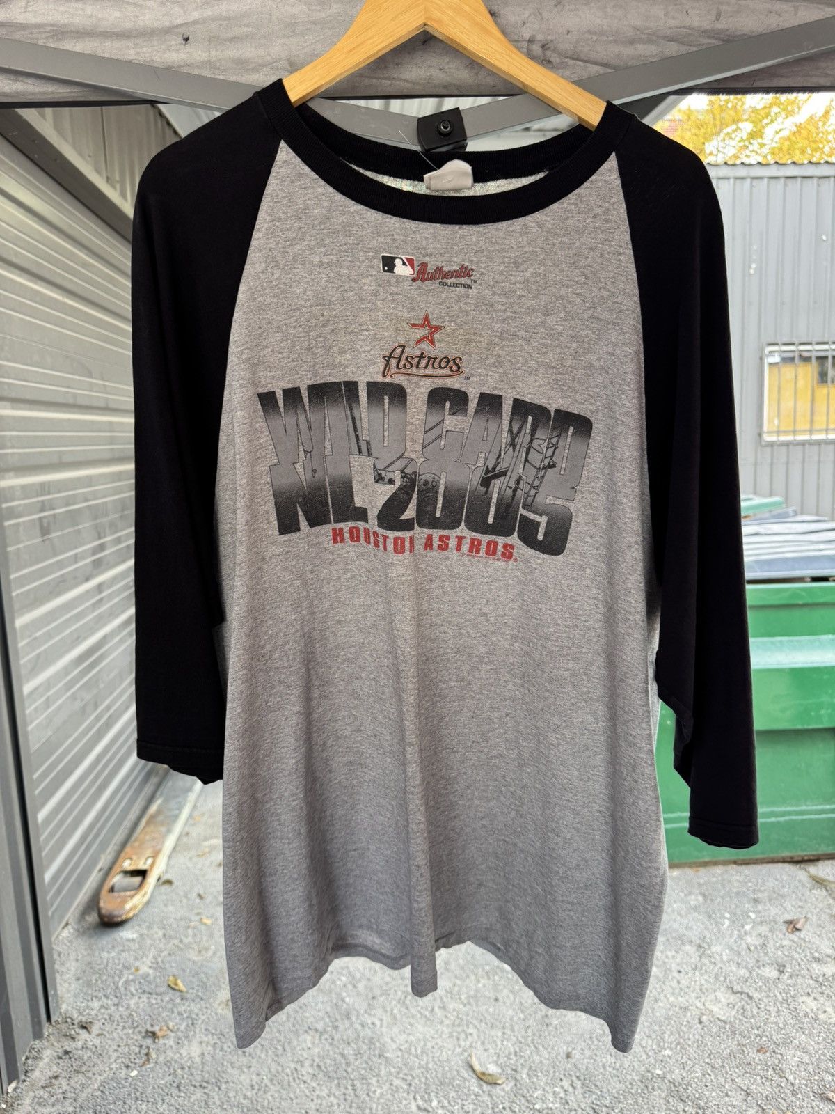 Majestic Houston Astros LS baseball Shirt Wild Card Sz XL MLB Size US XL / EU 56 / 4 - 1 Thumbnail