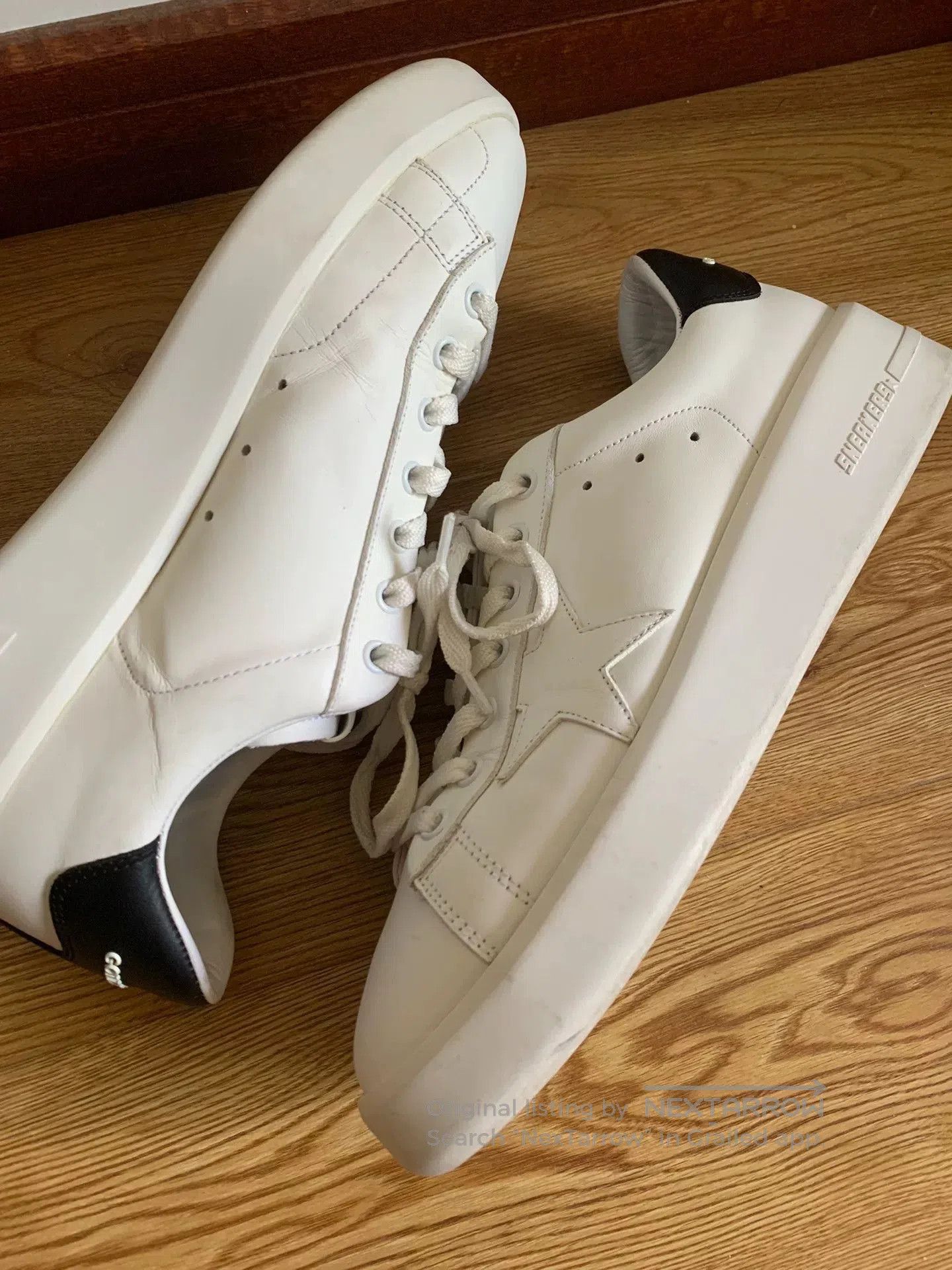 Golden Goose Golden Goose Star Platform White Sneakers. Size US 8 / EU 41 - 1 Thumbnail