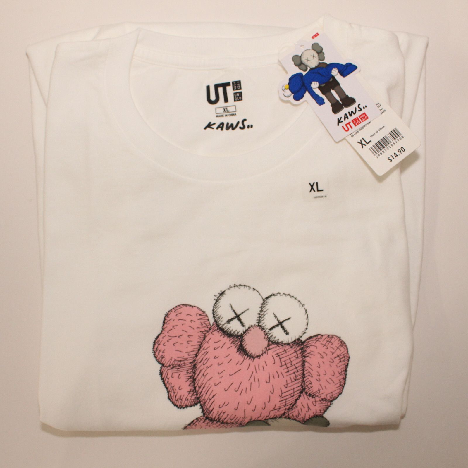 Kaws KAWS x Uniqlo Take White Tee - Size XL - New with Defects Size US XL / EU 56 / 4 - 2 Thumbnail