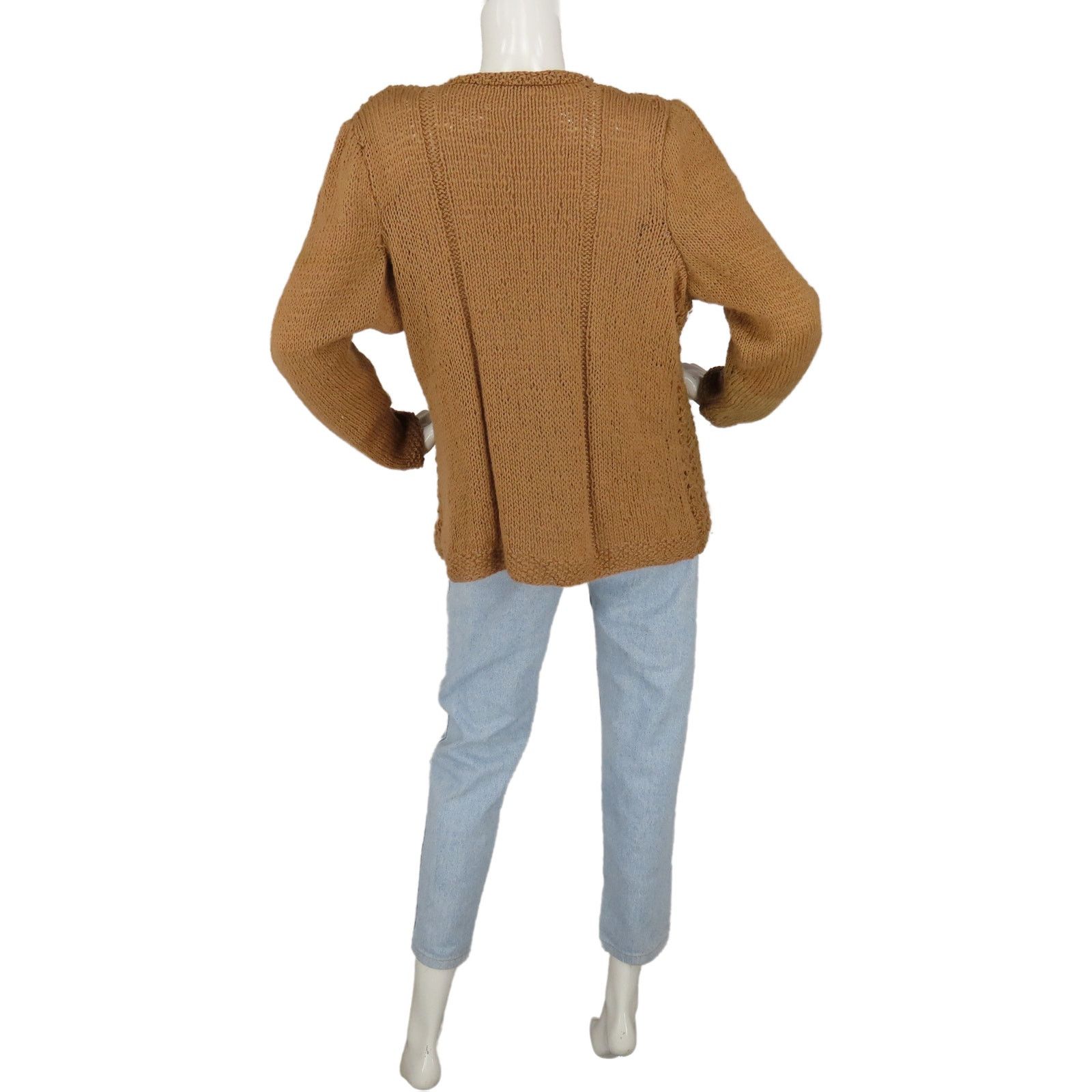 Vintage Vintage Knit Wool Grandmacore Cottagecore Cardigan Sweater Size XL / US 12-14 / IT 48-50 - 2 Thumbnail