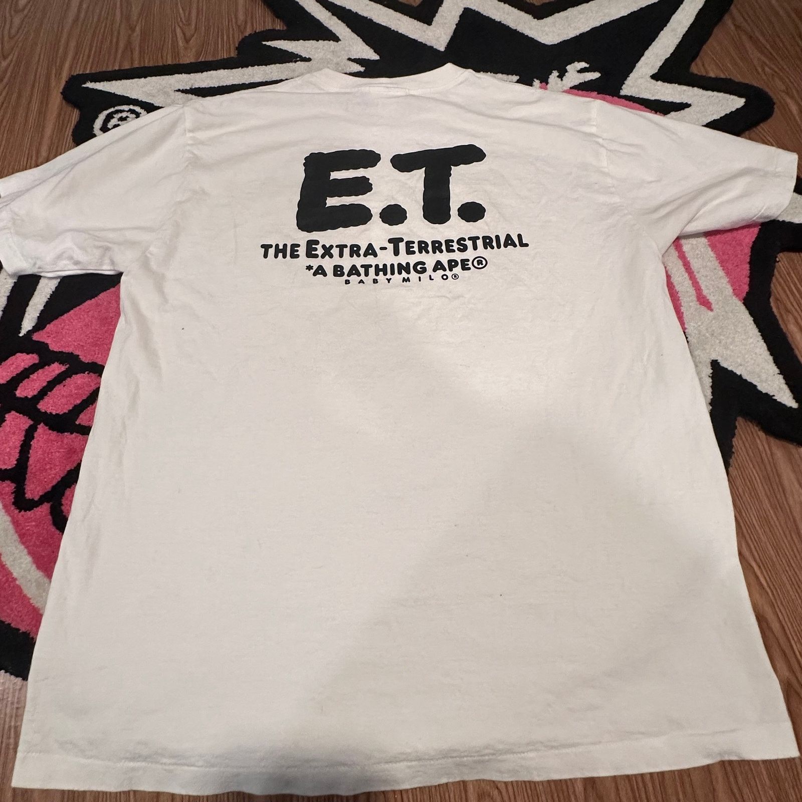 Bape BAPE x E.T. Kids Baby Milo Tee White Large – Used (Like New) Size US L / EU 52-54 / 3 - 3 Thumbnail