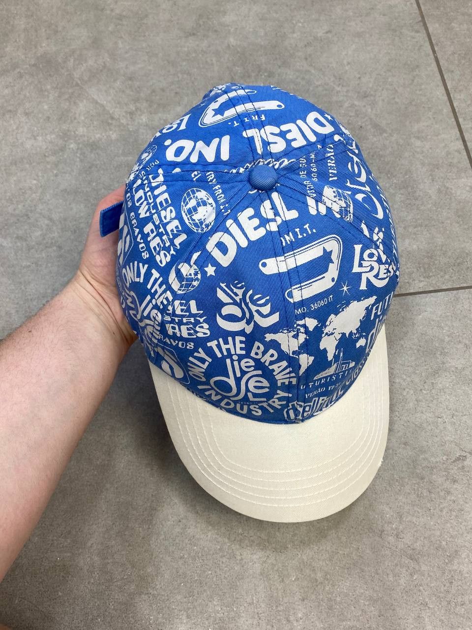 Diesel Vintage Diesel Y2K Logos Print Cap Hat Size ONE SIZE - 4 Thumbnail