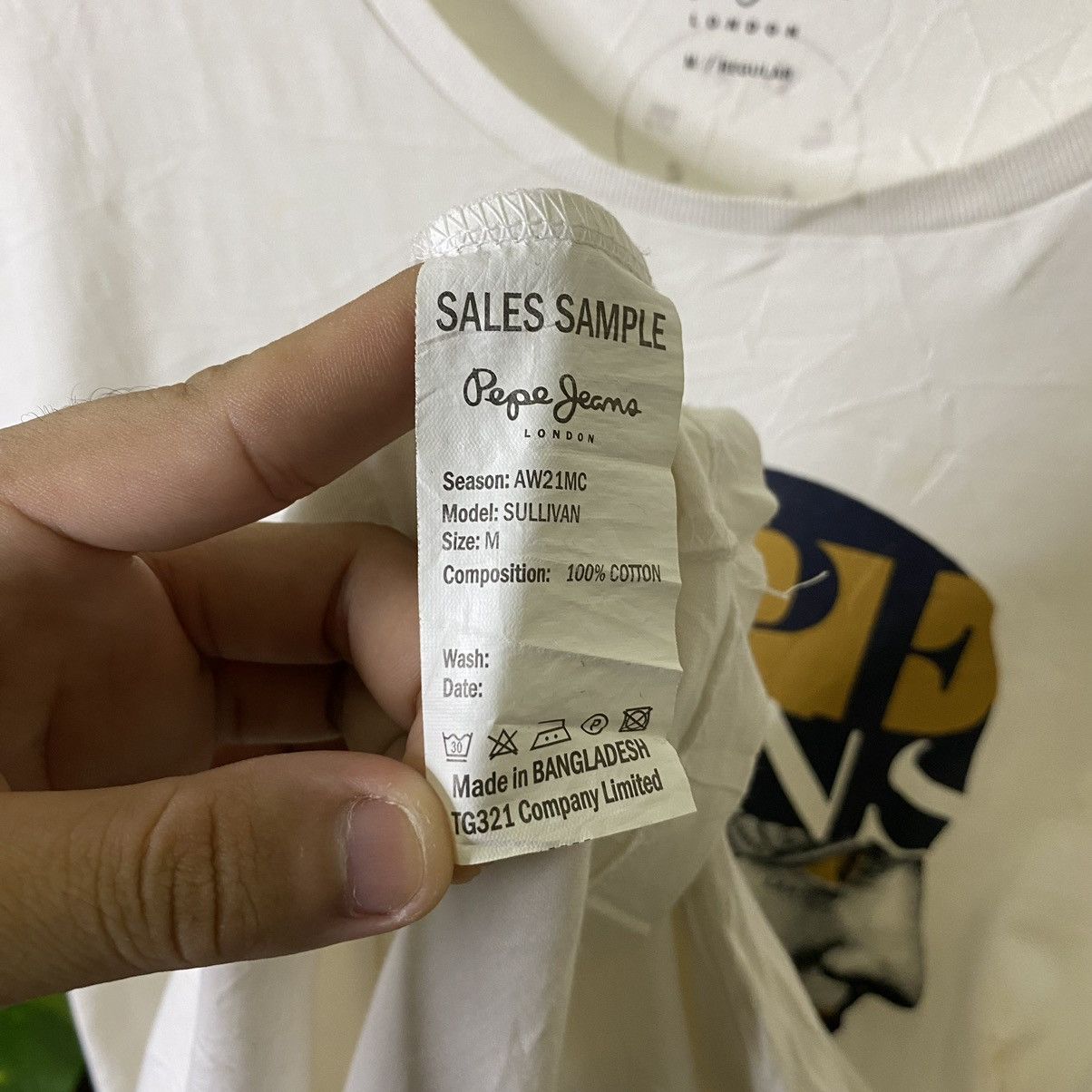 Pepe Jeans Pepe Jeans London A Picture Of Good Health Tee Size US L / EU 52-54 / 3 - 5 Thumbnail