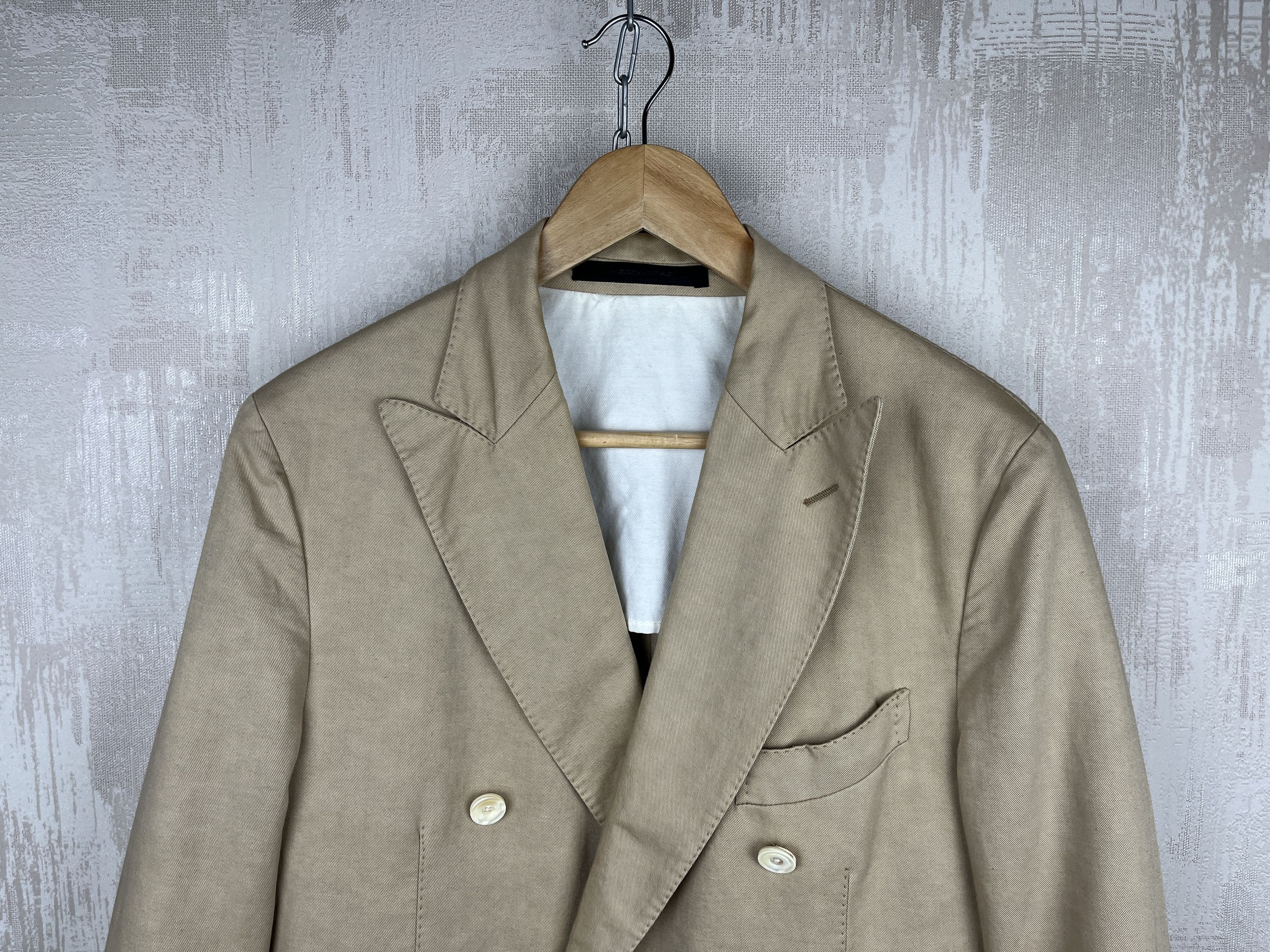Messagerie Messagerie Double Breasted Blazer Cotton Linen Size 50 Size US M / EU 48-50 / 2 - 3 Thumbnail