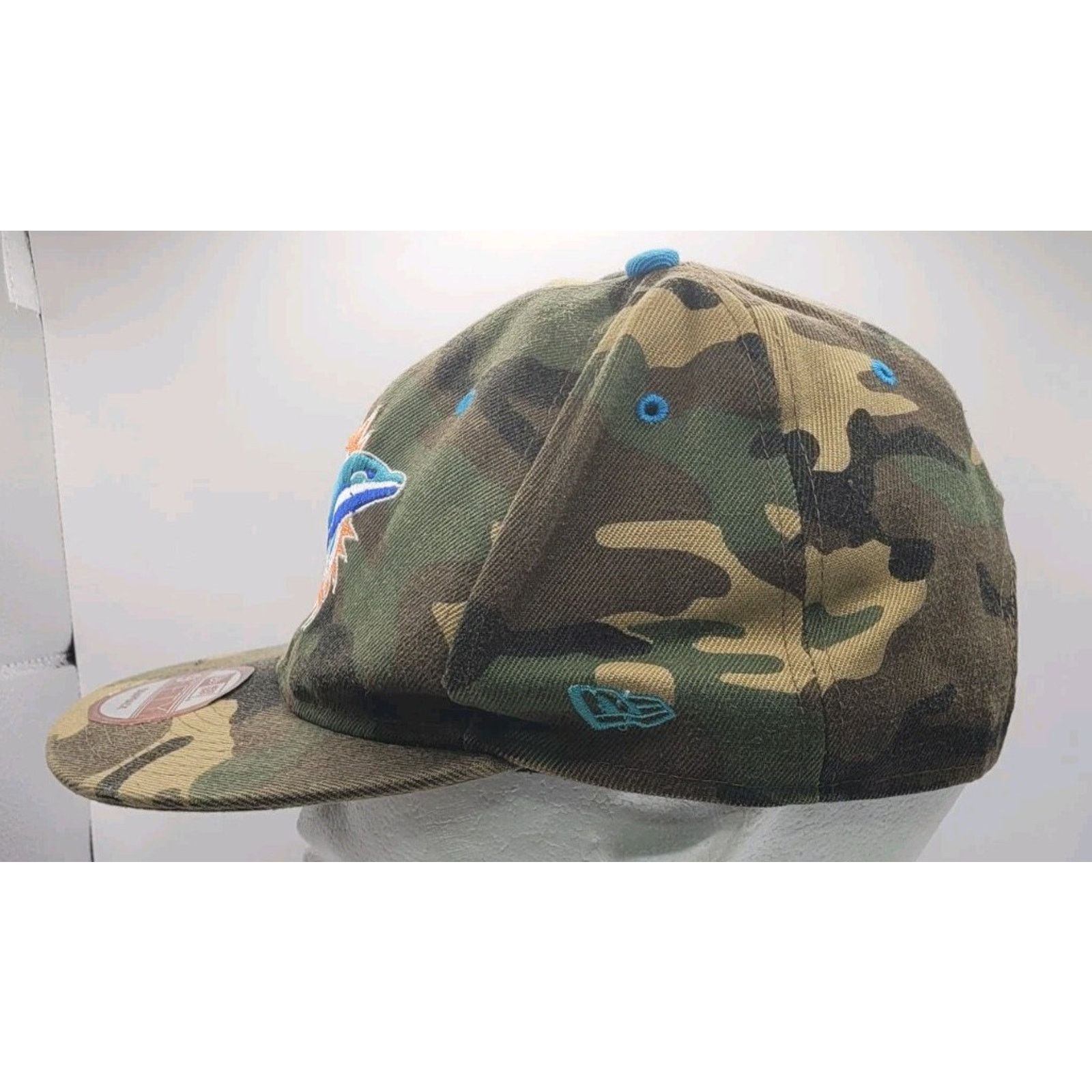 New Era Miami Dolphins New Era Camo 9FIFTY Vintage Collection Cap Size ONE SIZE - 6 Thumbnail