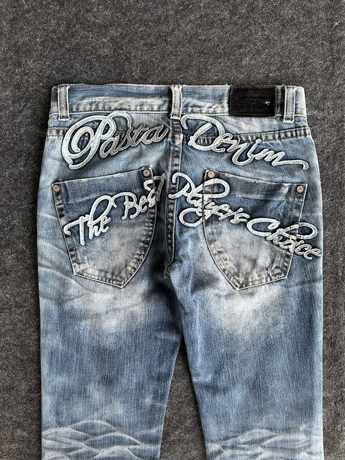 14th Addiction × Hysteric Glamour × If Six Was Nine Pasta Denim Nice Faded Distressed Denim D487 Size US 30 / EU 46 - 7 Thumbnail