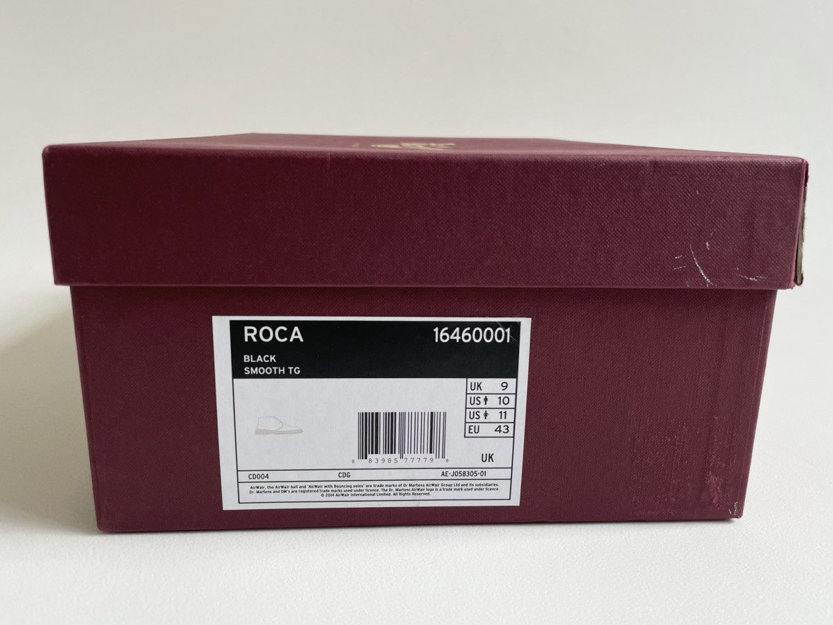Comme des Garcons × Dr. Martens ‘Roca’ Black Leather Chukka Boots Size US 10 / EU 43 - 16 Thumbnail