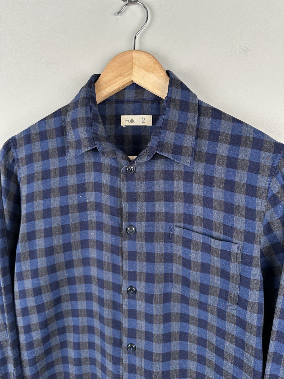 Folk Folk Flannel Button Up Shirt Size US M / EU 48-50 / 2 - 3 Thumbnail