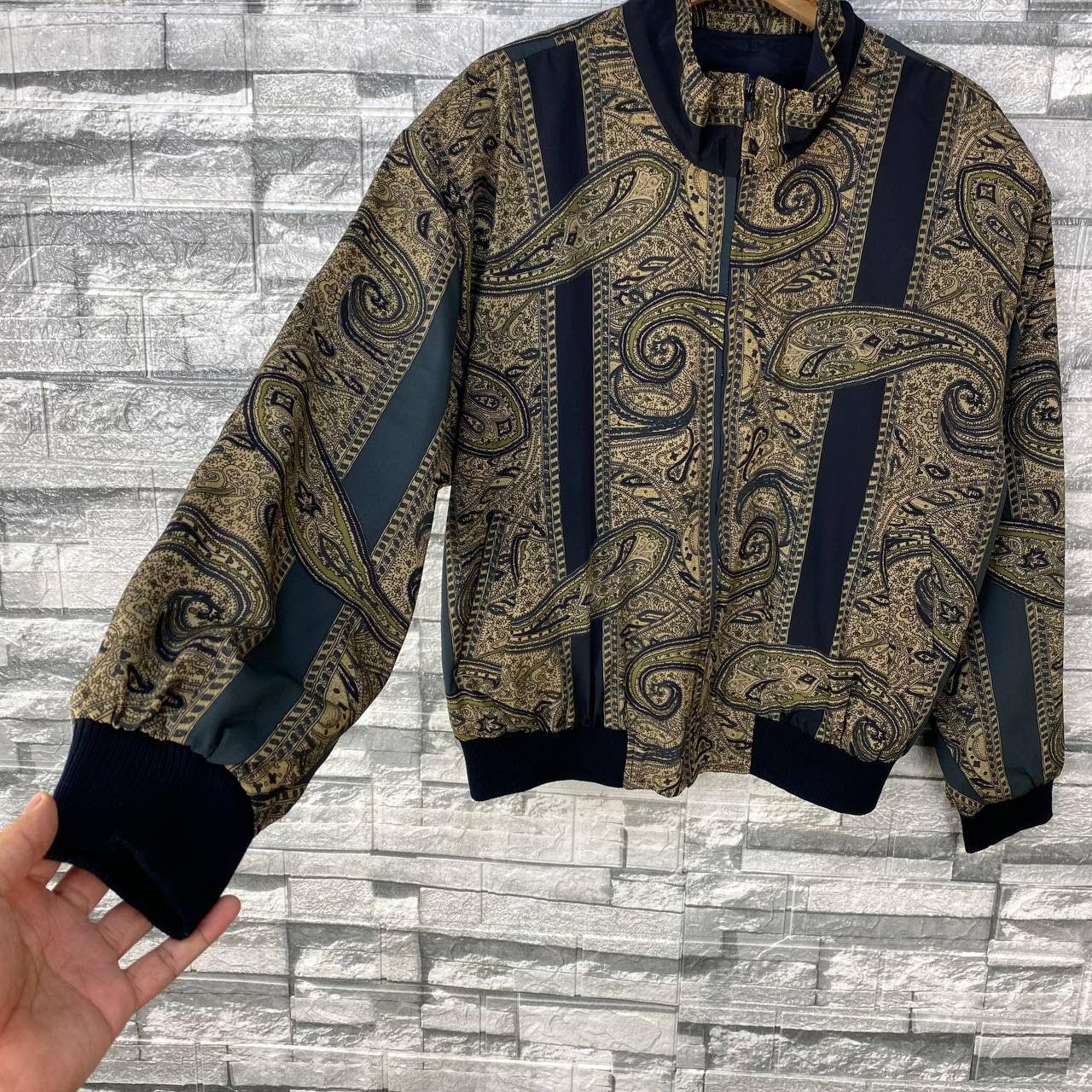 Japanese Brand × Vintage VINTAGE JAPAN PAISLEY JACKET like HERMES Size US L / EU 52-54 / 3 - 8 Thumbnail