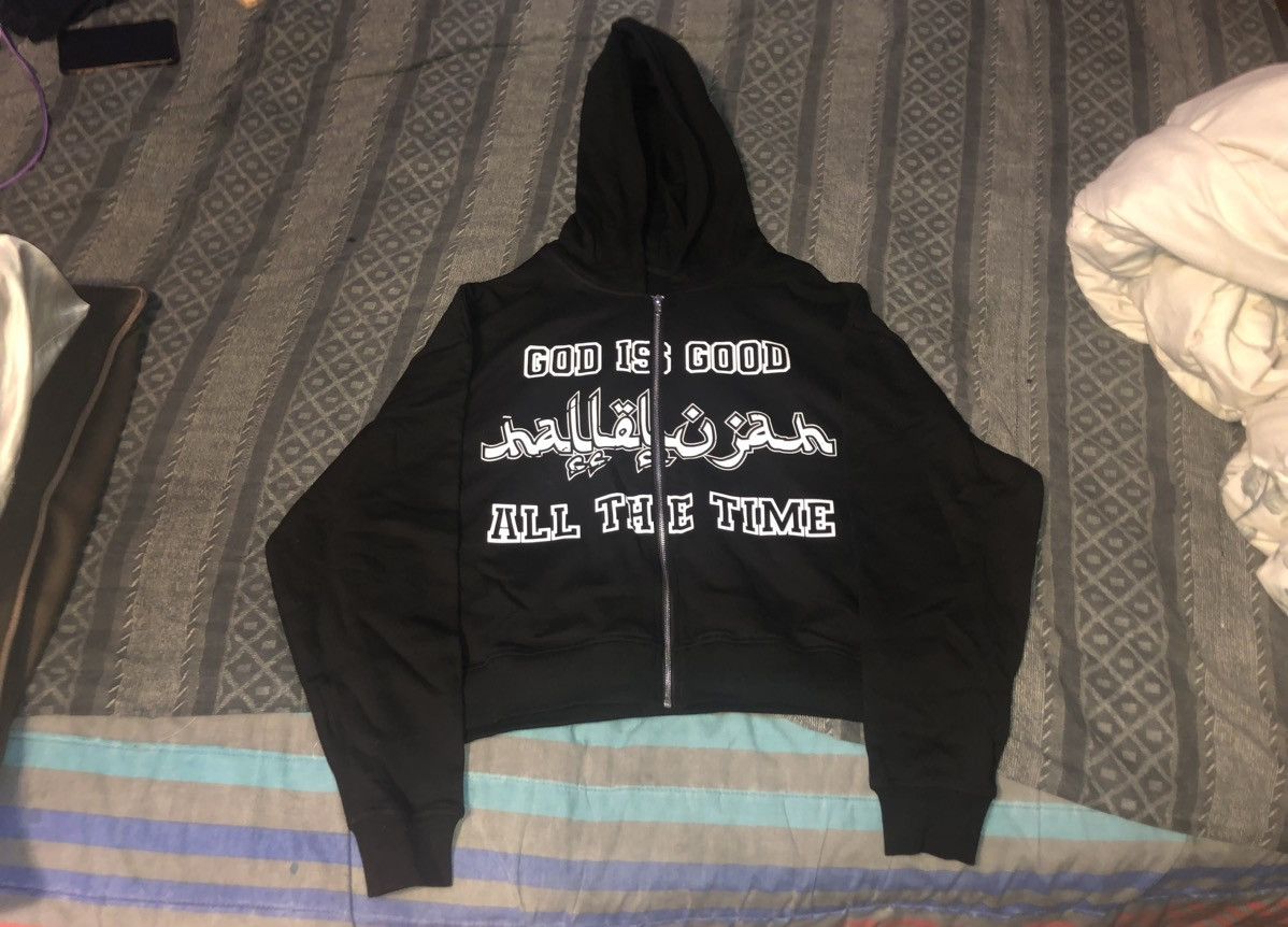 Rap Tees God Zip Hoodie Size US XXL / EU 58 / 5 - 4 Thumbnail