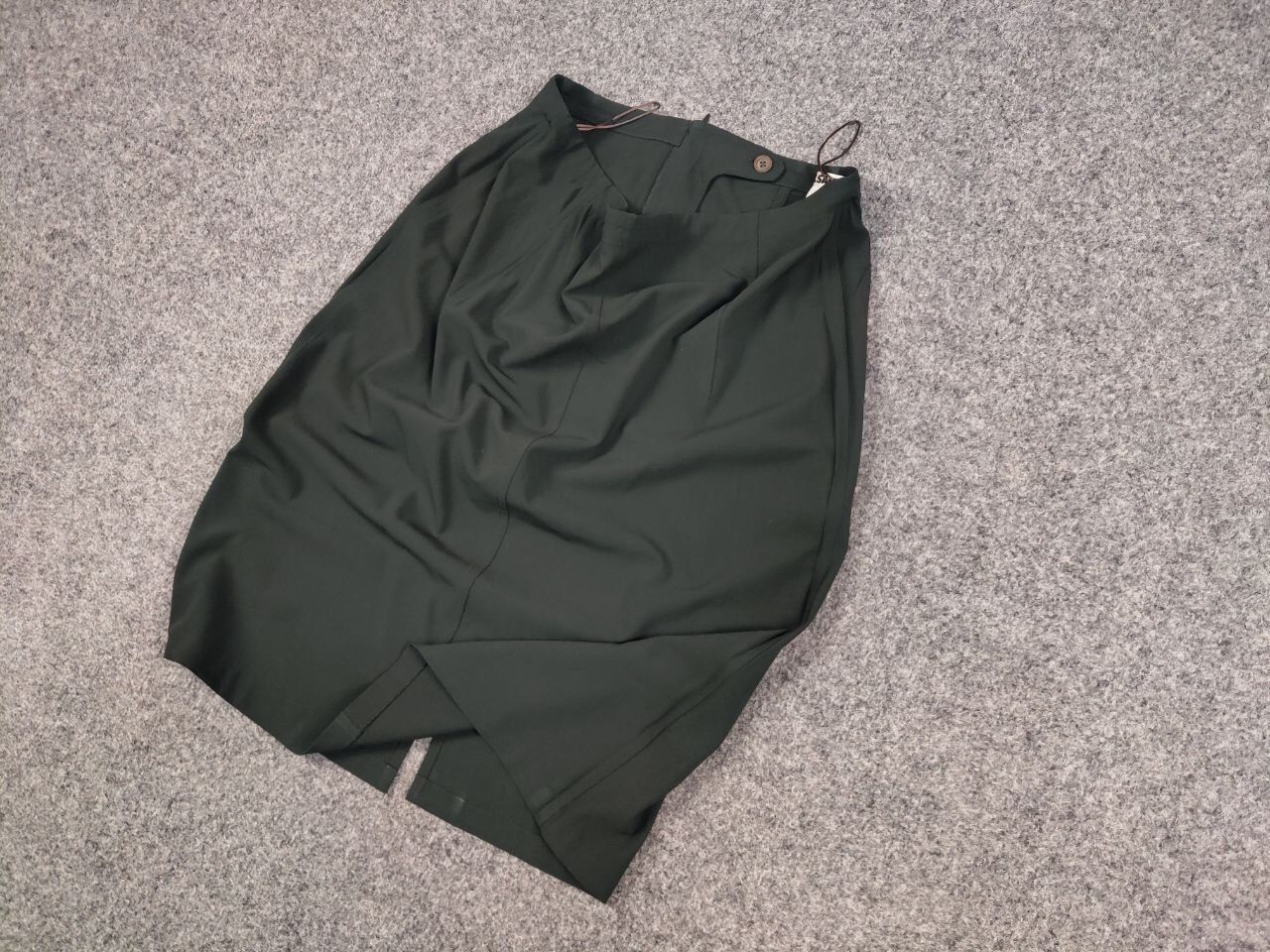 Jil Sander Vintage 90's Jil Sander Mid length skirt Green Size 28" / US 6 / IT 42 - 4 Thumbnail