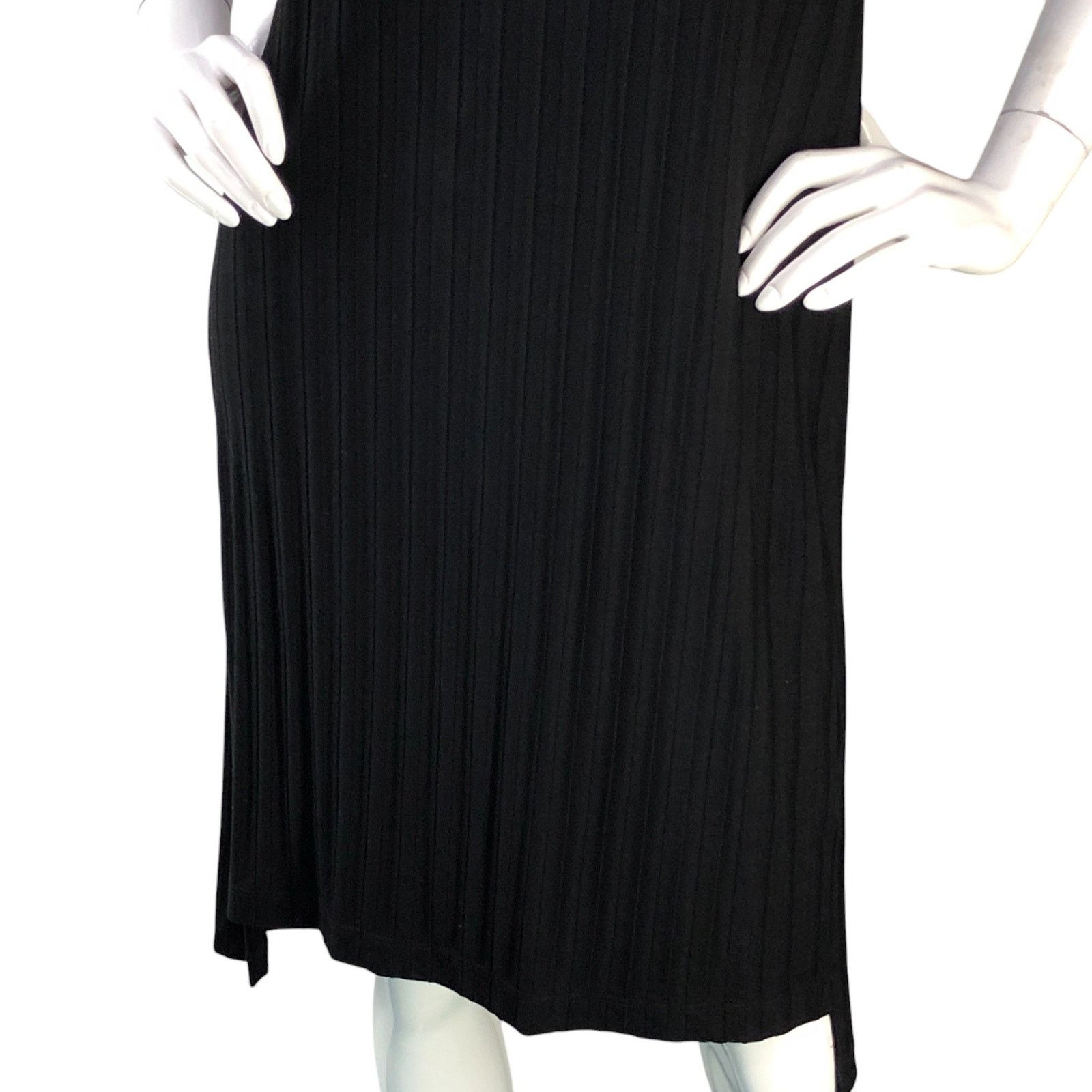 Eileen Fisher Eileen Fisher Size XXS Dress Tencel Wide Rib Stretch Shift Size XS / US 0-2 / IT 36-38 - 3 Thumbnail