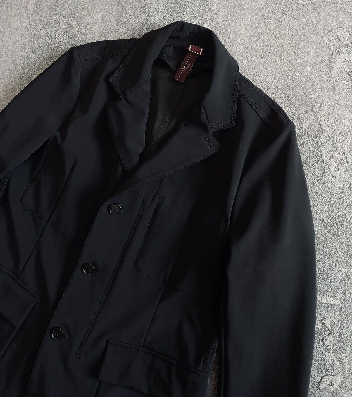 Other HIGH TECH by CLAIRE CAMPBELL Zip / Button Black Jacket IT 52 Size XXL / US 16-18 / IT 52-54 - 2 Thumbnail