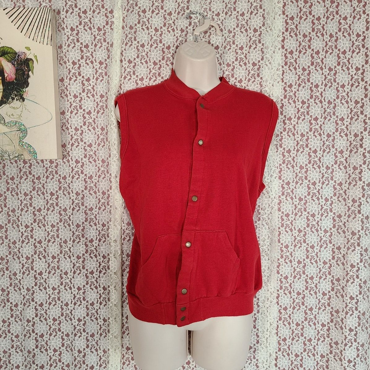 Vintage Vintage 90s Jersey sweater vest size medium Size M / US 6-8 / IT 42-44 - 1 Thumbnail