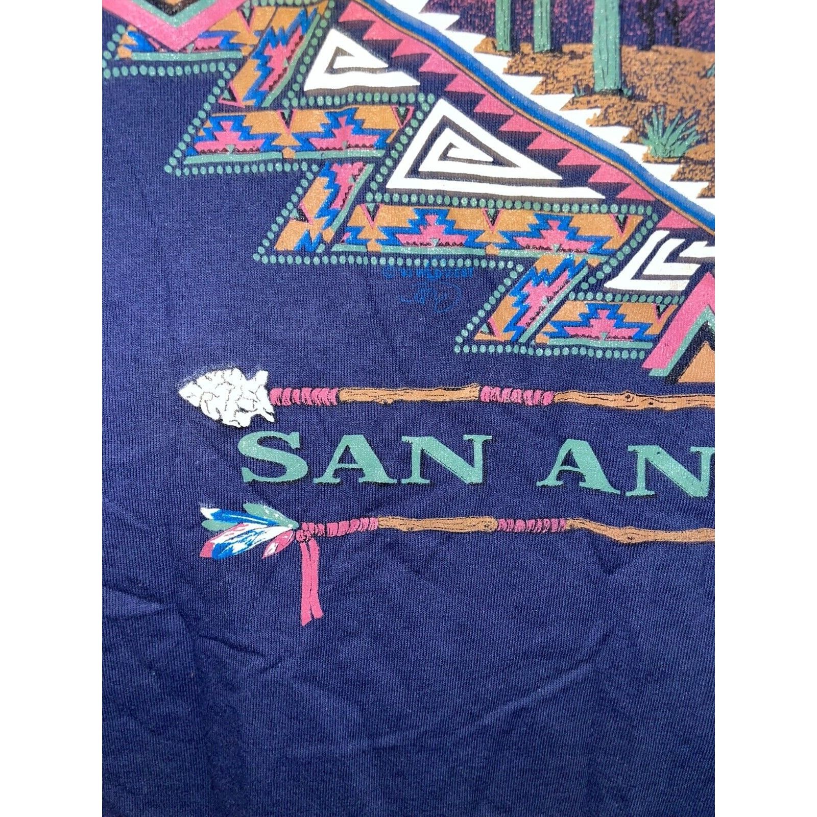 Vintage Vintage San Antonio Shirt H.L. Miller USA 90s Cactus Tee L Size US L / EU 52-54 / 3 - 3 Thumbnail