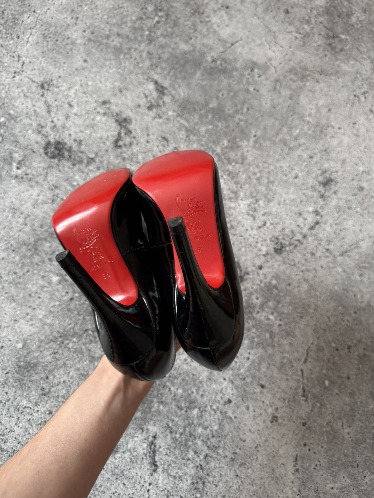 Christian Louboutin Christian Louboutin Heels Women’s Luxury Black Size US 6 / IT 36 - 6 Thumbnail