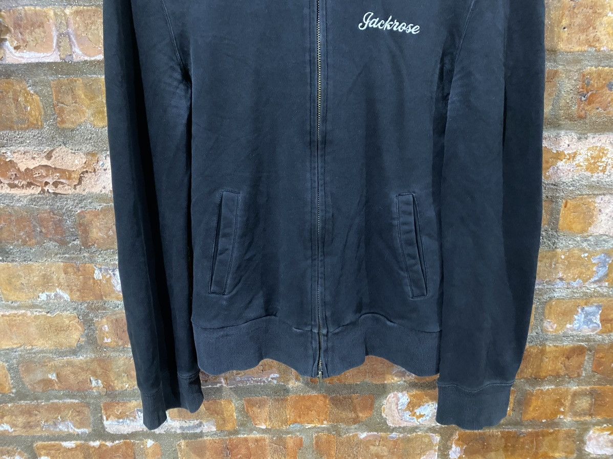 JACKROSE × Japanese Brand × Shellac 2000s Jackrose X Collars skull cross bone death hoodie Size US M / EU 48-50 / 2 - 9 Thumbnail
