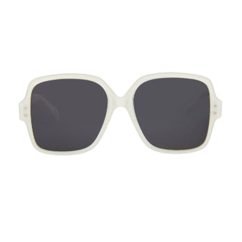 Alaia Alaïa 56mm Square Sunglasses white grey Size ONE SIZE - 1 Thumbnail