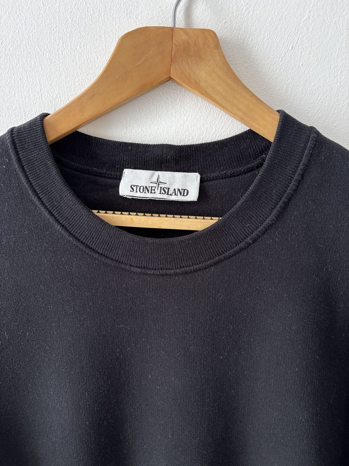 Stone Island Stone Island Crew Neck Sweatshirt Black Medium Size US M / EU 48-50 / 2 - 4 Thumbnail