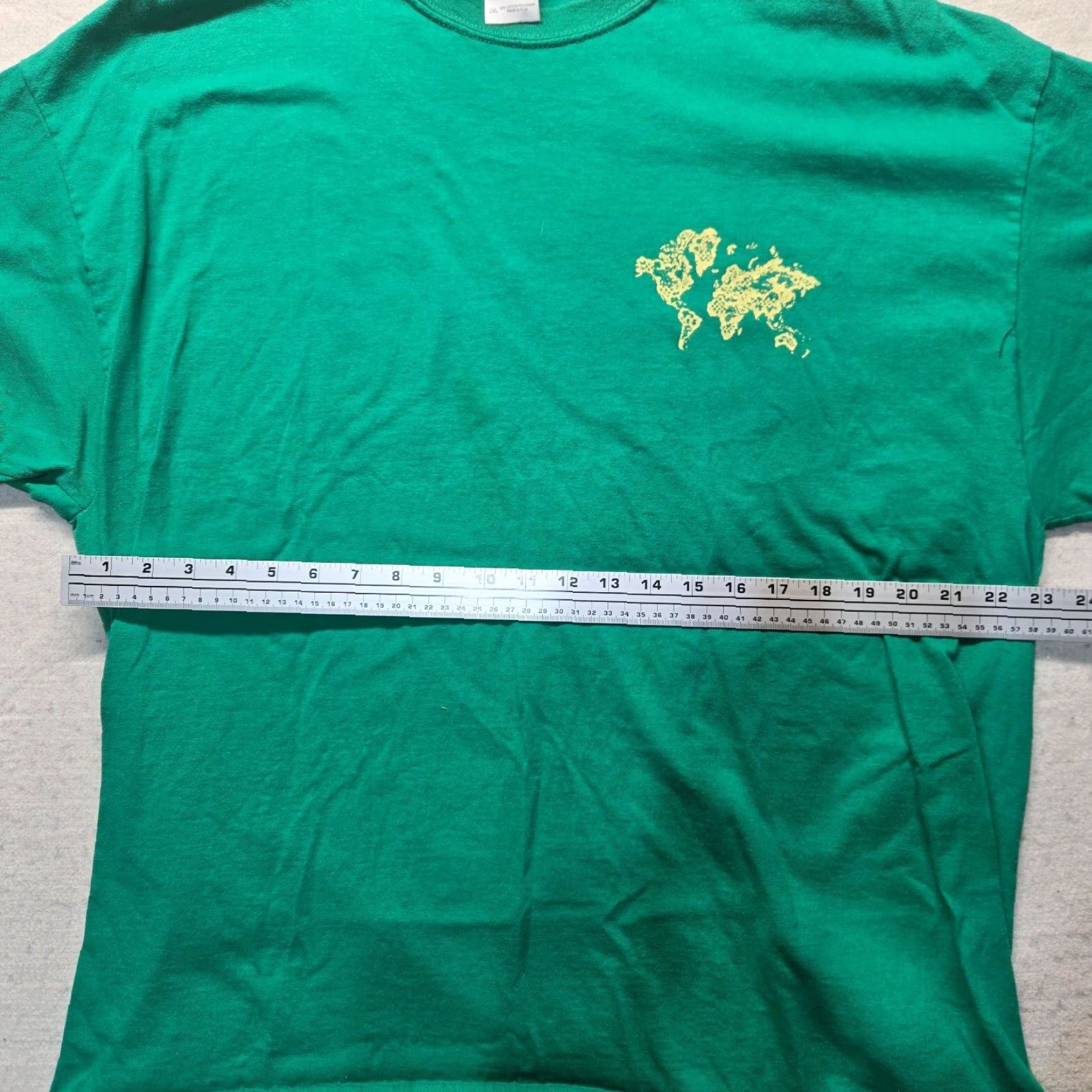 Vintage Go And Make Disciples Of All Nations Mathews 28:19 Tee T-Shirt Adult Men's 2XL Shirt Green Size US XXL / EU 58 / 5 - 5 Thumbnail