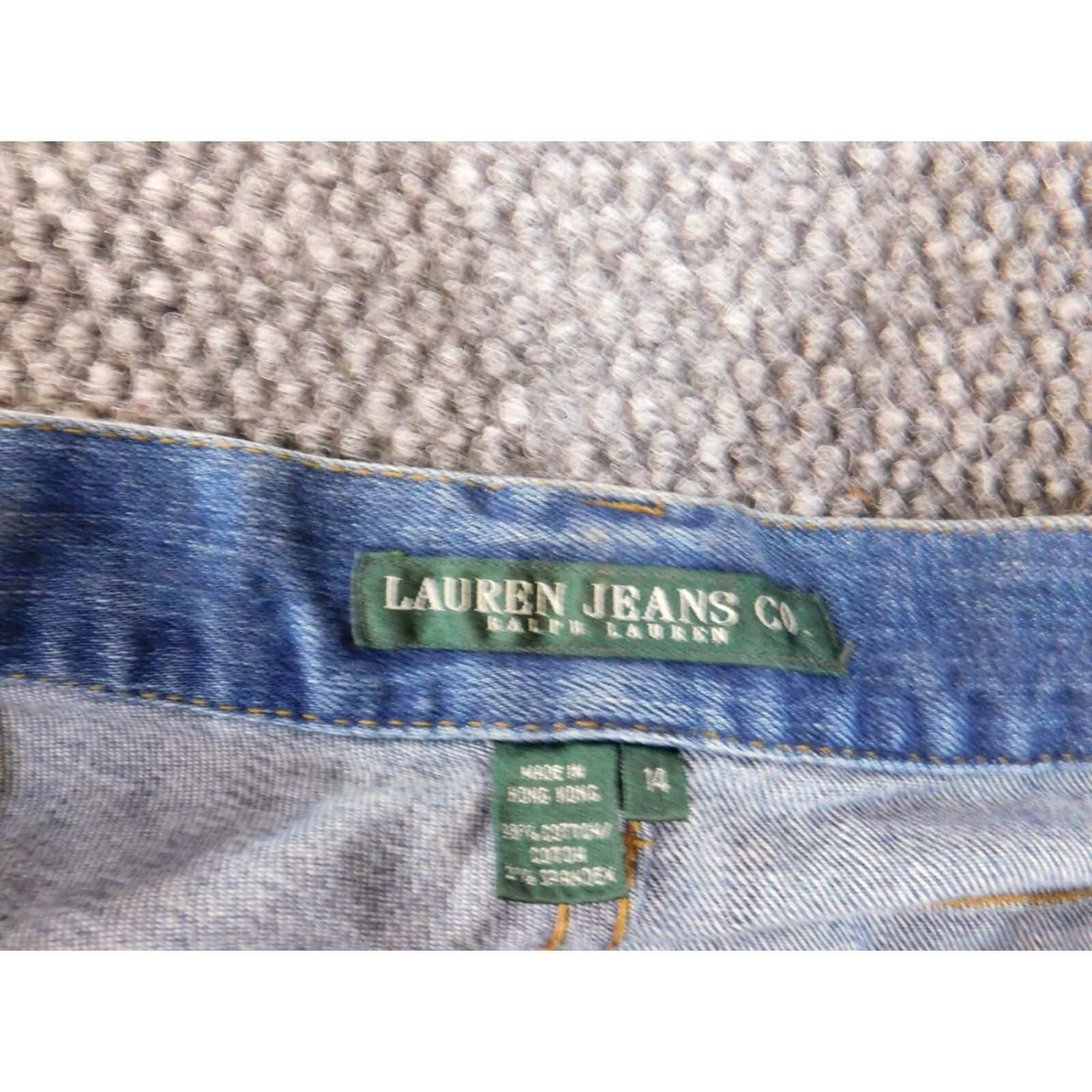 Ralph Lauren Lauren Jeans Co. Jeans 14 Blue Straight Womens Denim Size 24" / US 00 / IT 34 - 7 Thumbnail