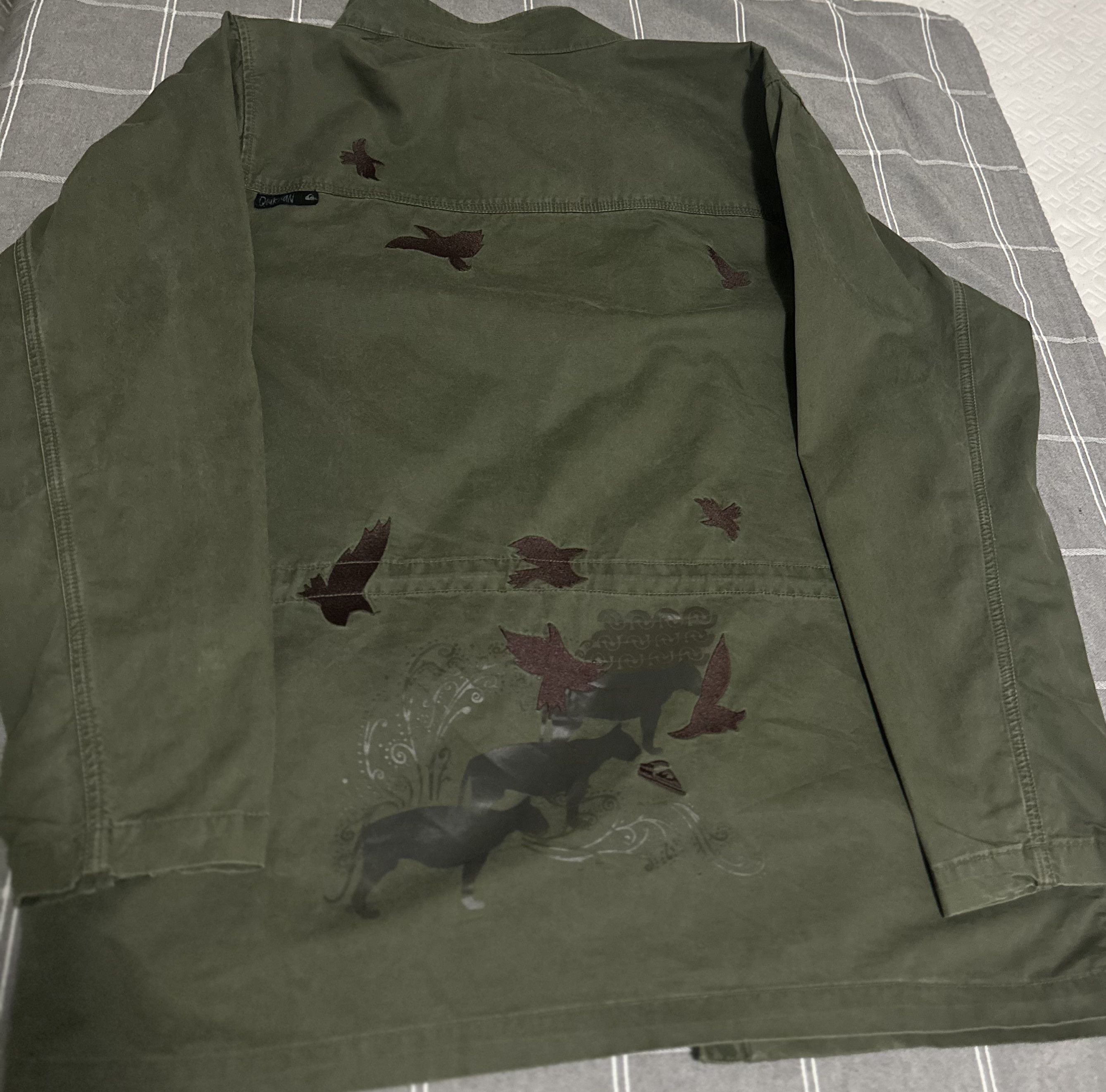 Quiksilver Quick silver edition field jacket-olive,embroidery Size US XL / EU 56 / 4 - 3 Thumbnail