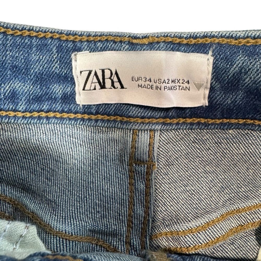 Zara NWT New Zara Split Skinny Jeans Size 2 Size 26" / US 2 / IT 38 - 7 Thumbnail