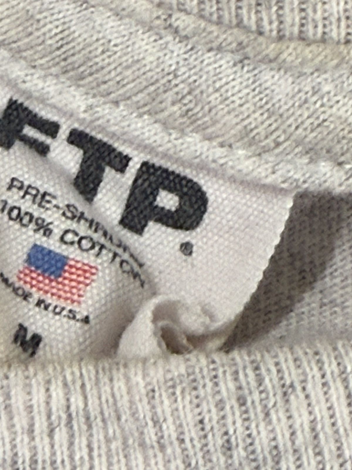 Fuck The Population FTP Never Asked For Your Opinion Grey Logo Star Tee Medium Size US M / EU 48-50 / 2 - 4 Thumbnail