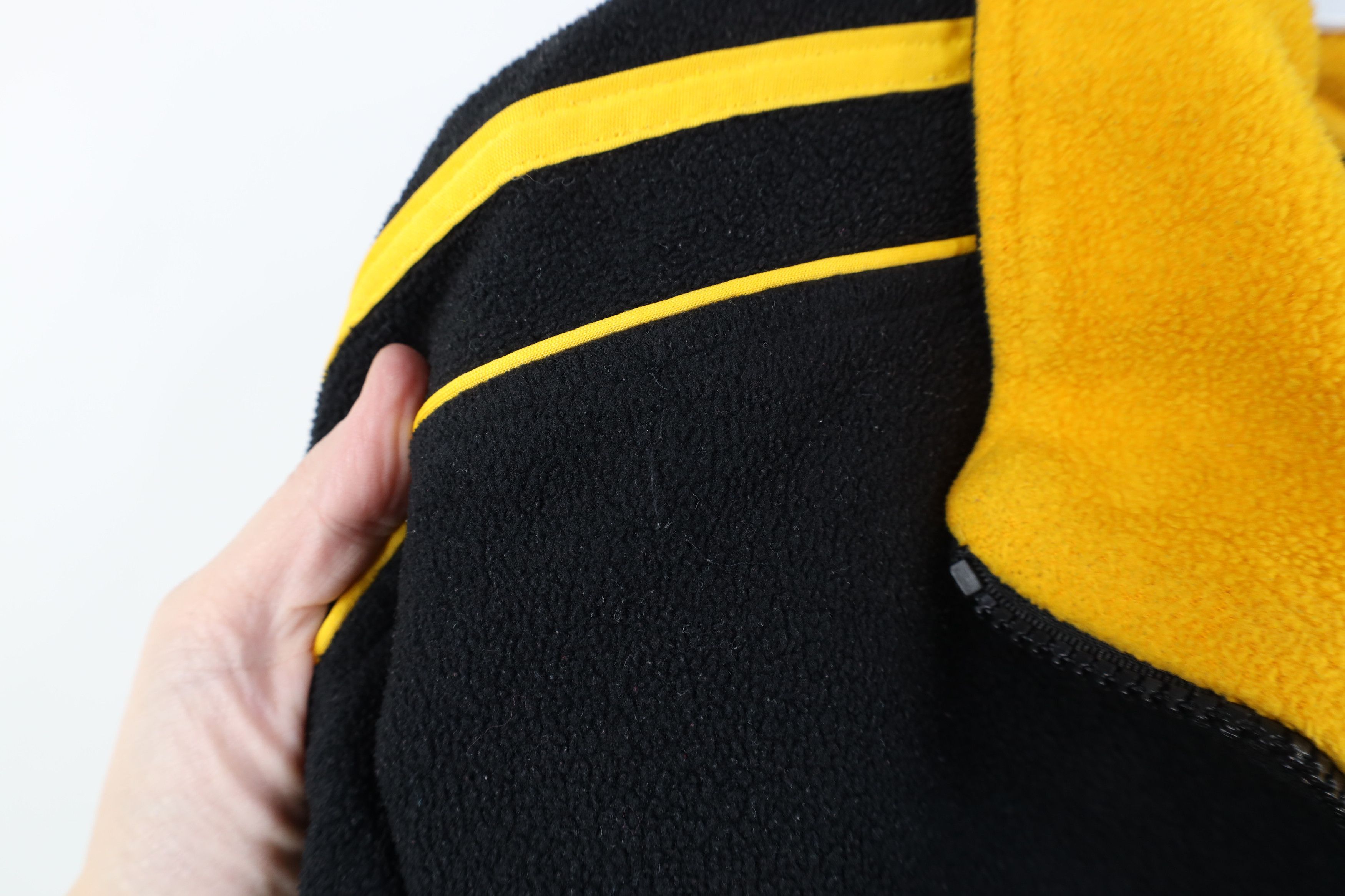 Vintage Vintage 90s Y2K Football 1/4 Half Zip Fleece Sweater Size XL / US 12-14 / IT 48-50 - 9 Thumbnail