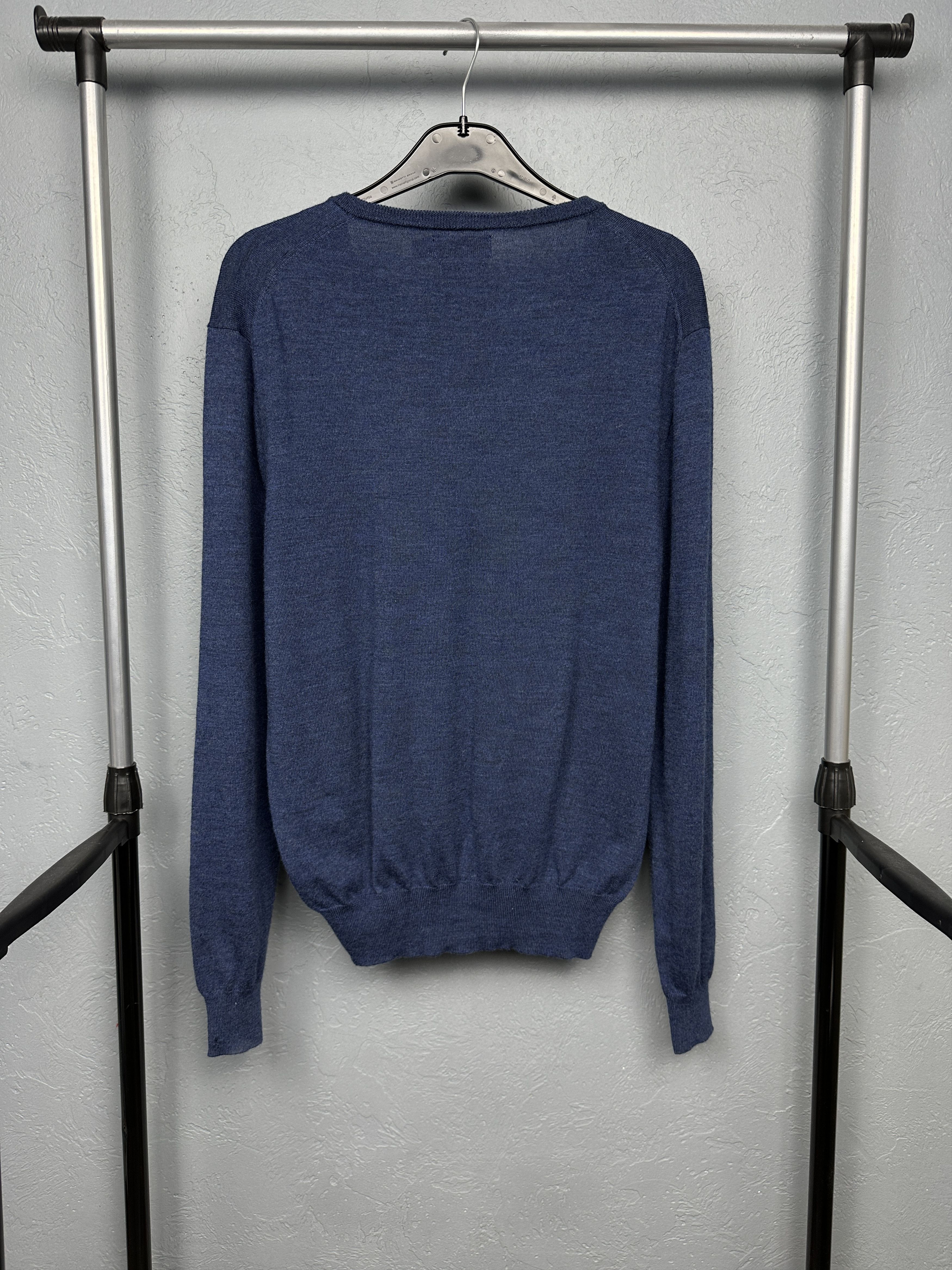 Polo Ralph Lauren Polo Ralph Lauren V-Neck Mens Merino Wool Sweater Size US L / EU 52-54 / 3 - 7 Thumbnail