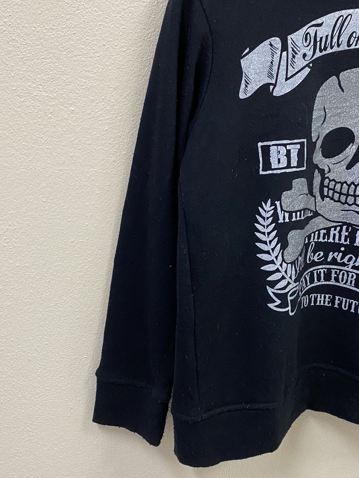 Japanese Brand Vtg Flag Stone Skull Hoodie Size US S / EU 44-46 / 1 - 5 Thumbnail