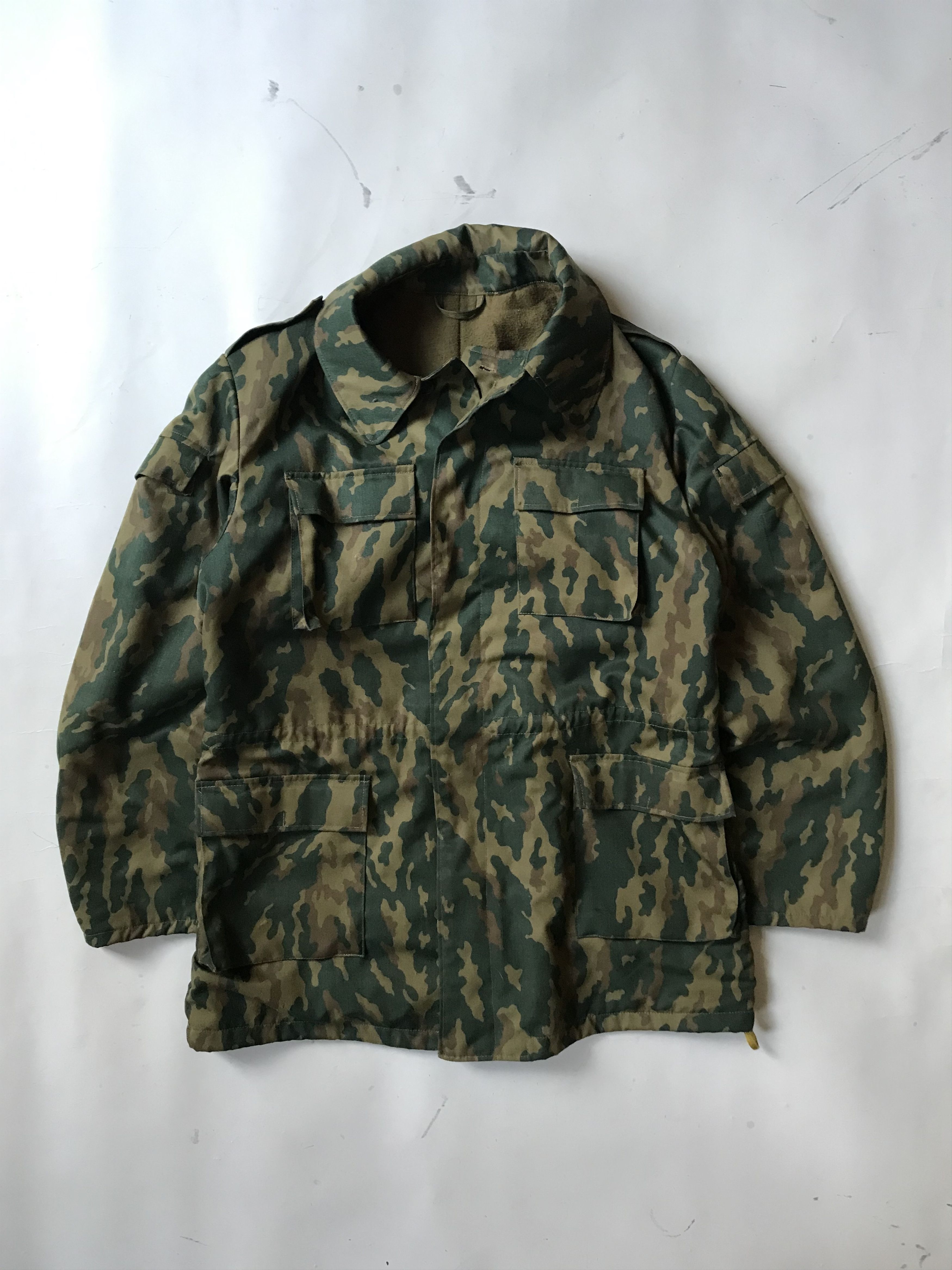 Vintage Military VSR 93 Vertical Camo Russian Camo Jacket