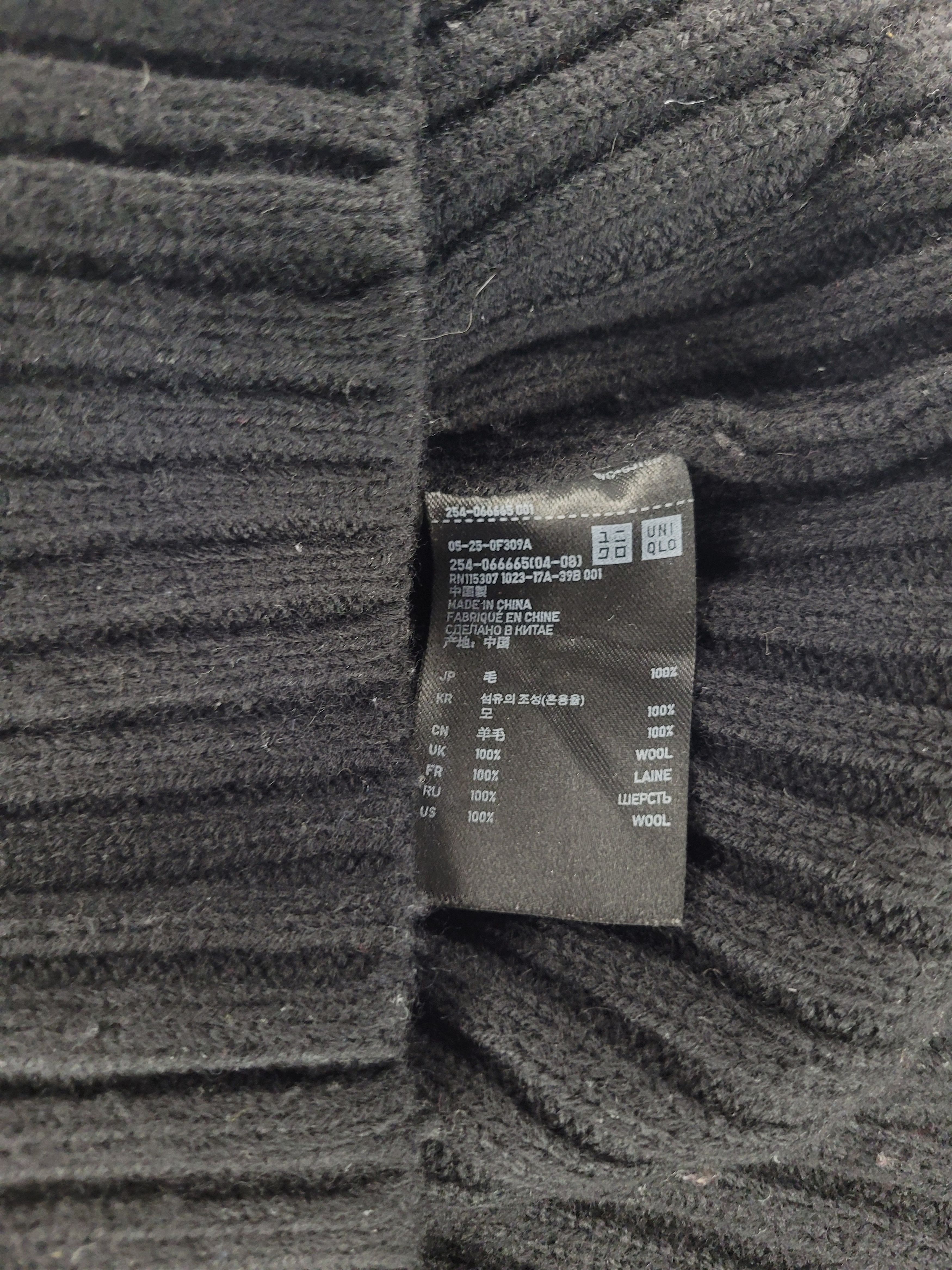 Japanese Brand × Jil Sander × Uniqlo Jil Sander x Uniqlo cardigan wool black Size S / US 4 / IT 40 - 5 Thumbnail