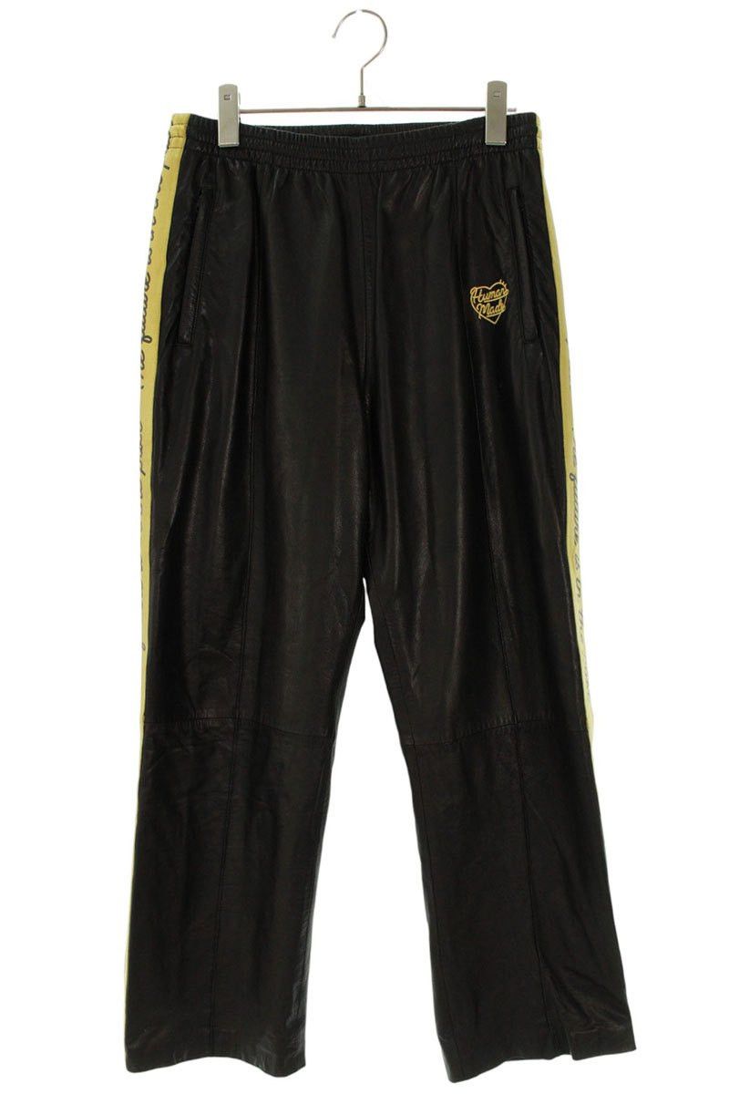 Human Made Human Made sideline Leather Long Pants Black Size S Size US 30 / EU 46 - 1 Thumbnail