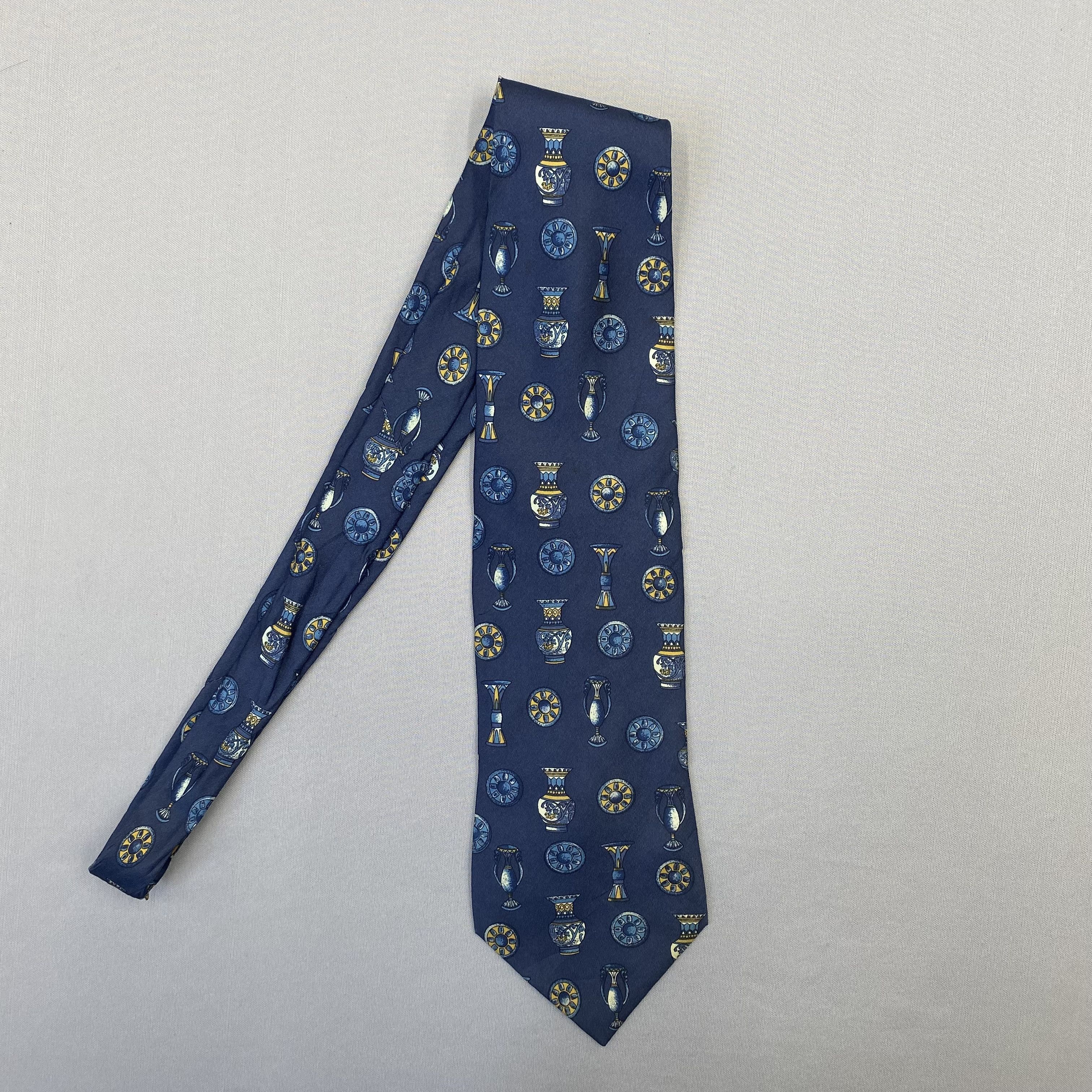 Japanese Brand Vintage Pierre Balmain SILK Necktie Cravate Pure Silk Size ONE SIZE - 4 Thumbnail