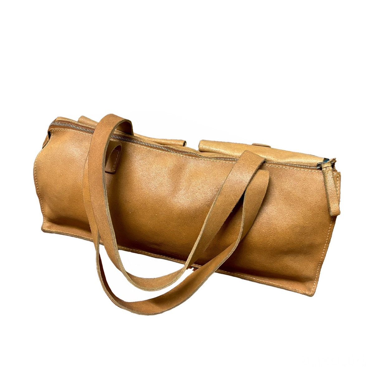 Miu Miu 1990s Miu Miu Camel Leather Bag Size ONE SIZE - 2 Thumbnail
