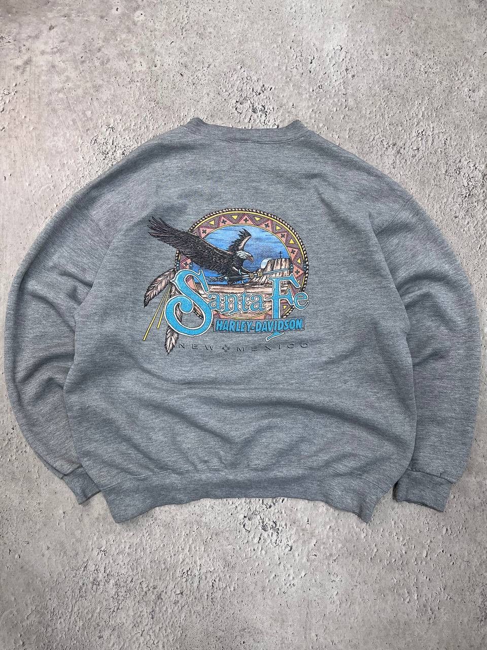 Harley Davidson × Vintage Crazy Vintage 90s Harley Davidson Sweatshirt Heavyweight Size US L / EU 52-54 / 3 - 10 Thumbnail