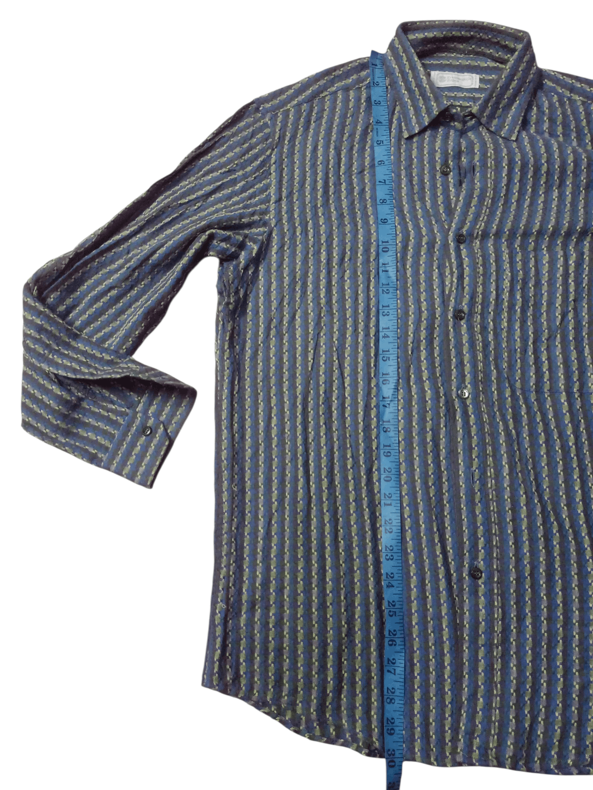 Ermenegildo Zegna 💥Vintage Ermenegildo Zegna Men Button Up 💥 Size US L / EU 52-54 / 3 - 6 Thumbnail