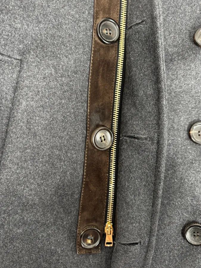 Gucci AW2013 Gucci Grey Naval Wool Jacket Size US M / EU 48-50 / 2 - 13 Thumbnail