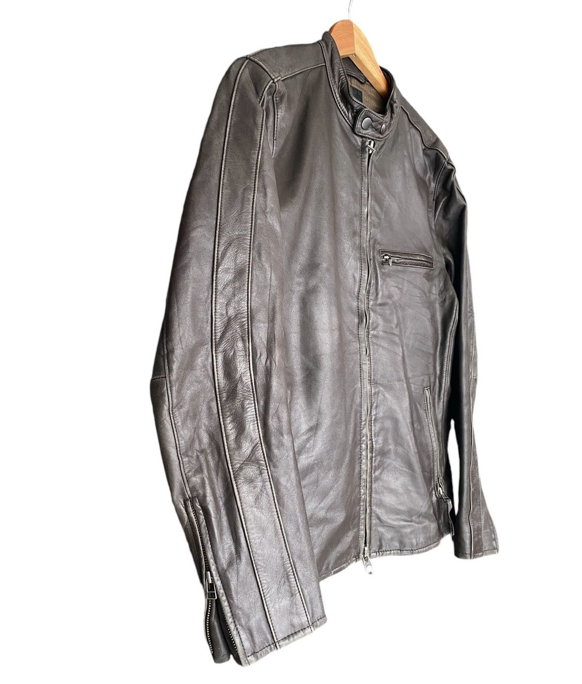 Boycott Rare🔥BOYCOTT Leather Zipper Jacket Vintage Size US S / EU 44-46 / 1 - 6 Thumbnail
