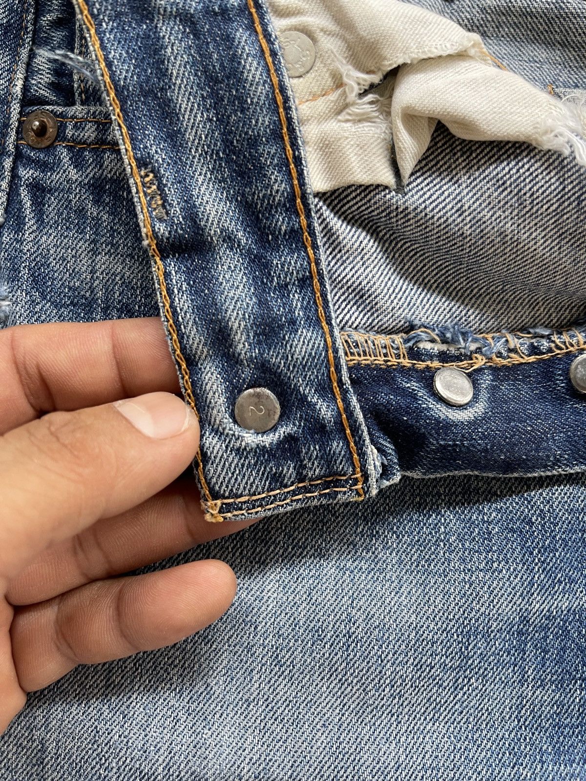 Levi's True Vintage🔥60s Levis 501 Big E Hidden Rivet Selvedge Jeans Size US 30 / EU 46 - 14 Thumbnail