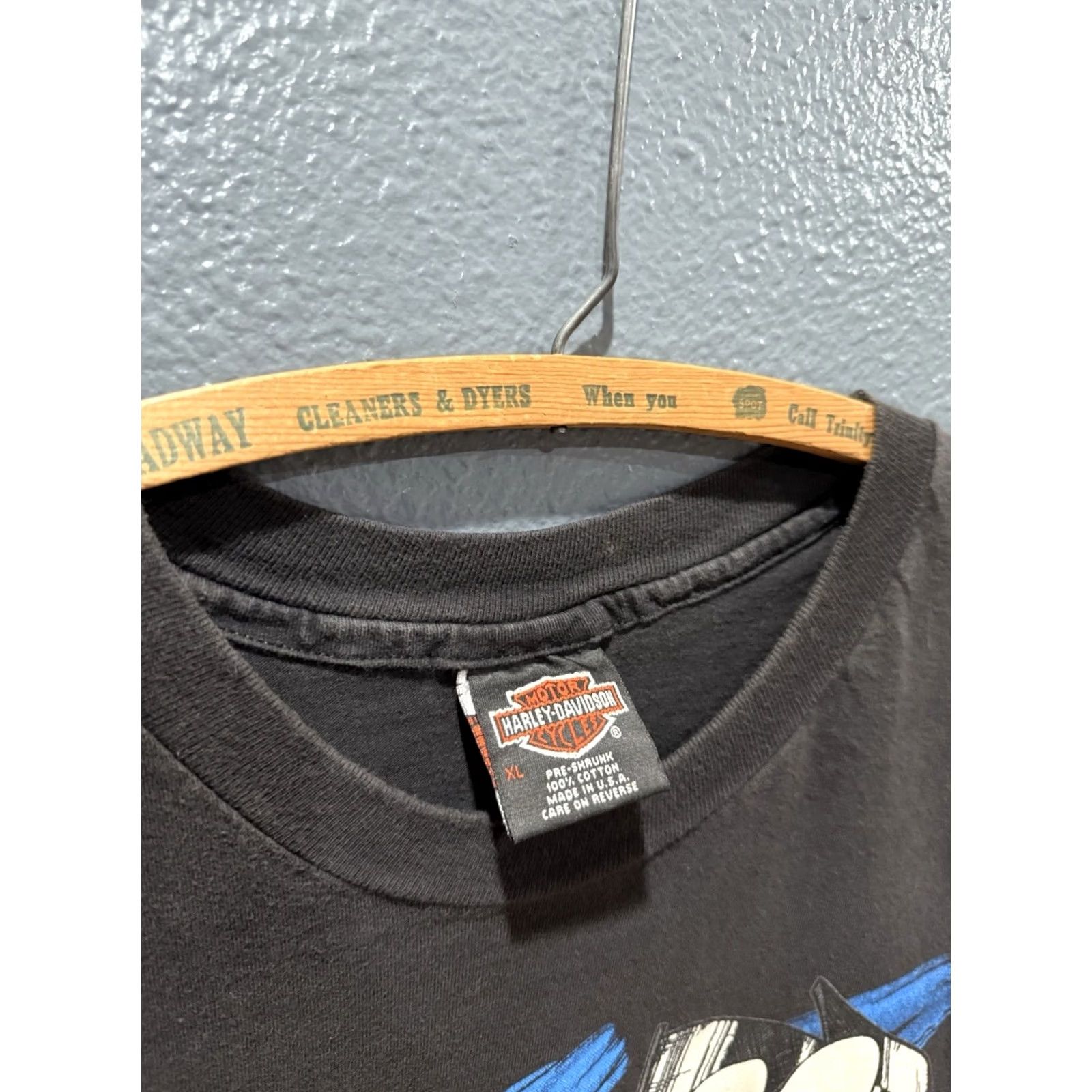 Harley Davidson VINTAGE Harley-Davidson VR 1000 Racing Chris Carr Tee XL Shirt Adults 1990s Black Womens/Mens Size US XL / EU 56 / 4 - 2 Thumbnail