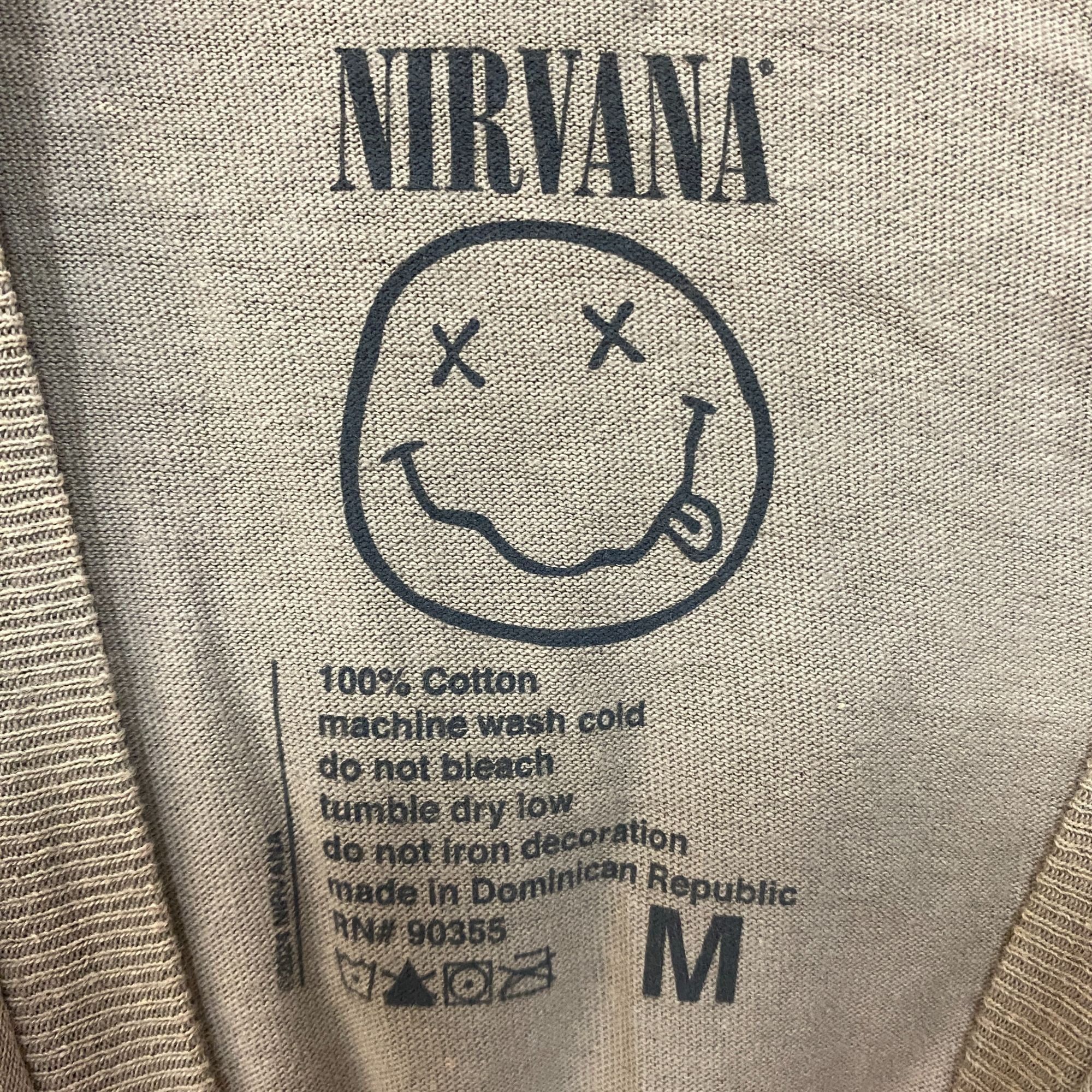 Nirvana Nirvana Nevermind Dead Smiley Beige Sunset Smiley T-Shirt Me Size US M / EU 48-50 / 2 - 4 Thumbnail